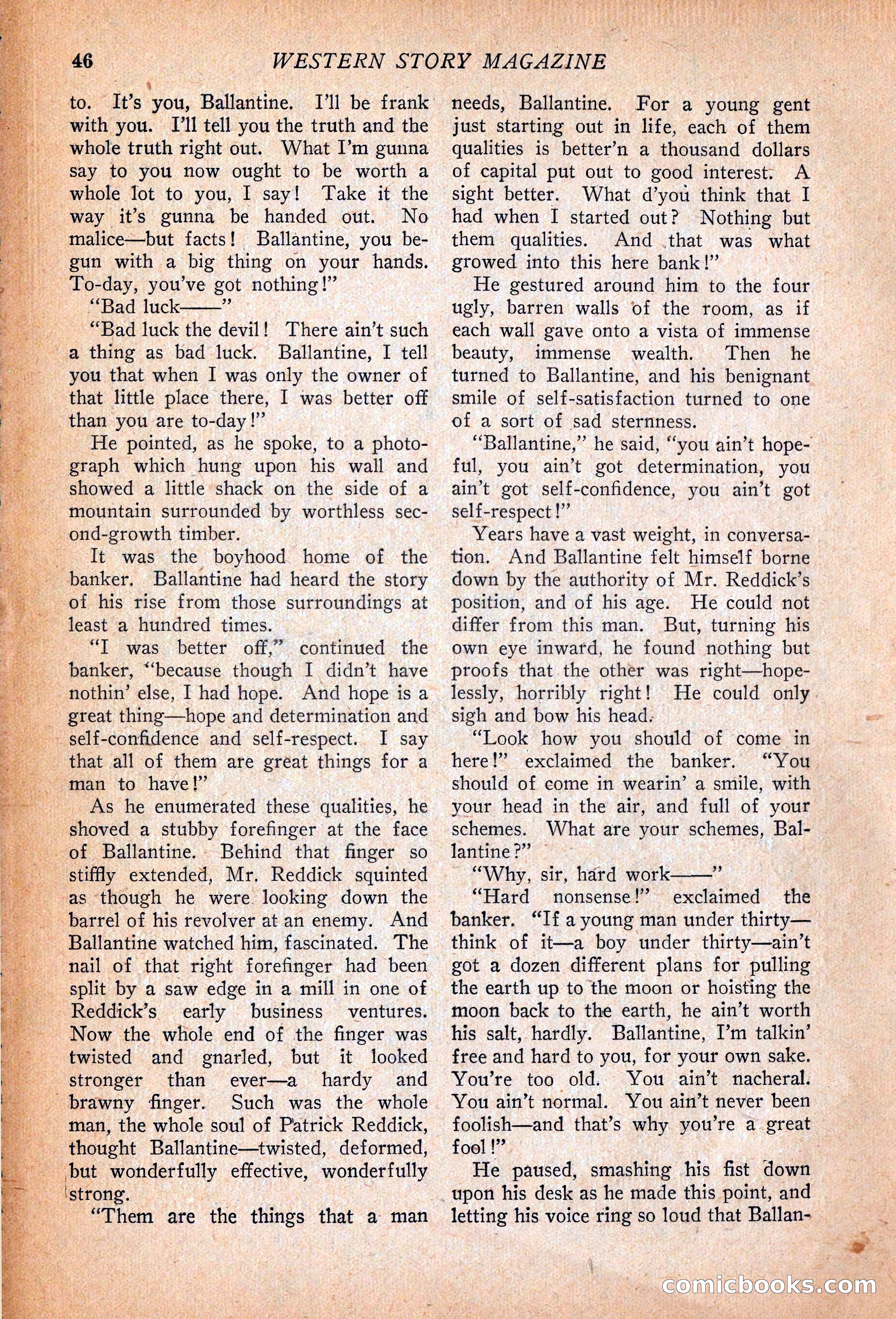 Western Story Magazine, December 13, 1924 — page 48 of 146