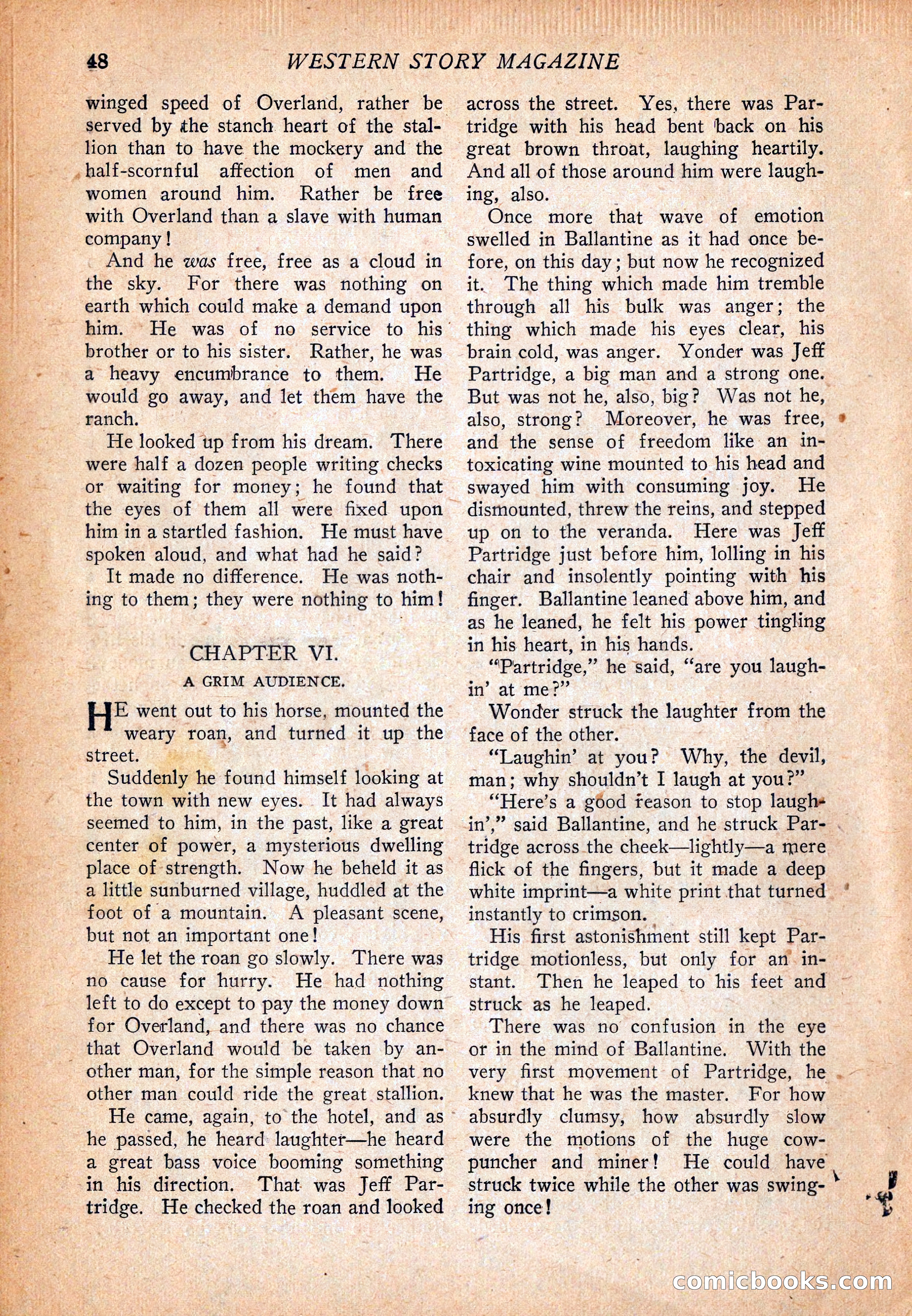 Western Story Magazine, December 13, 1924 — page 50 of 146