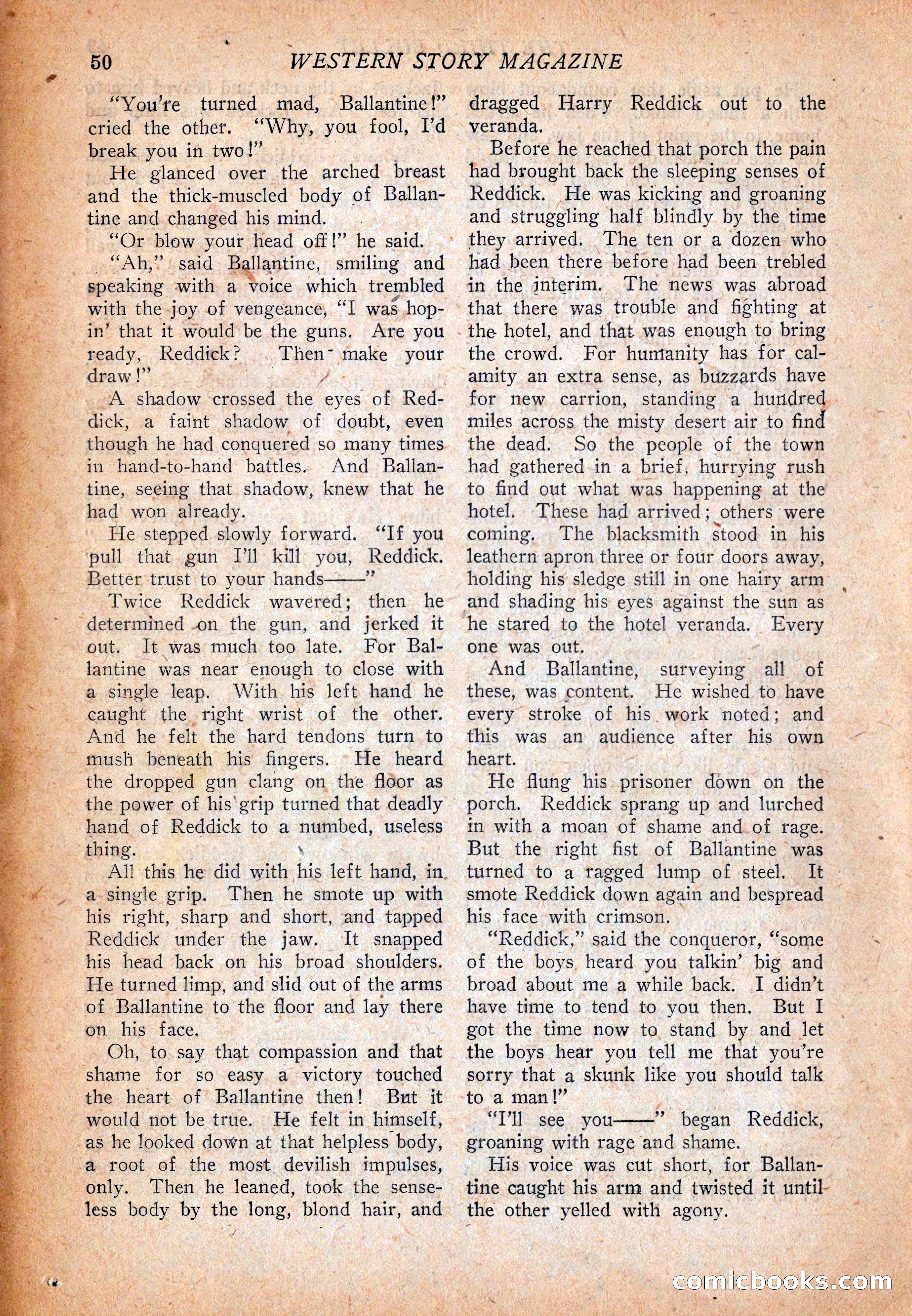 Western Story Magazine, December 13, 1924 — page 52 of 146