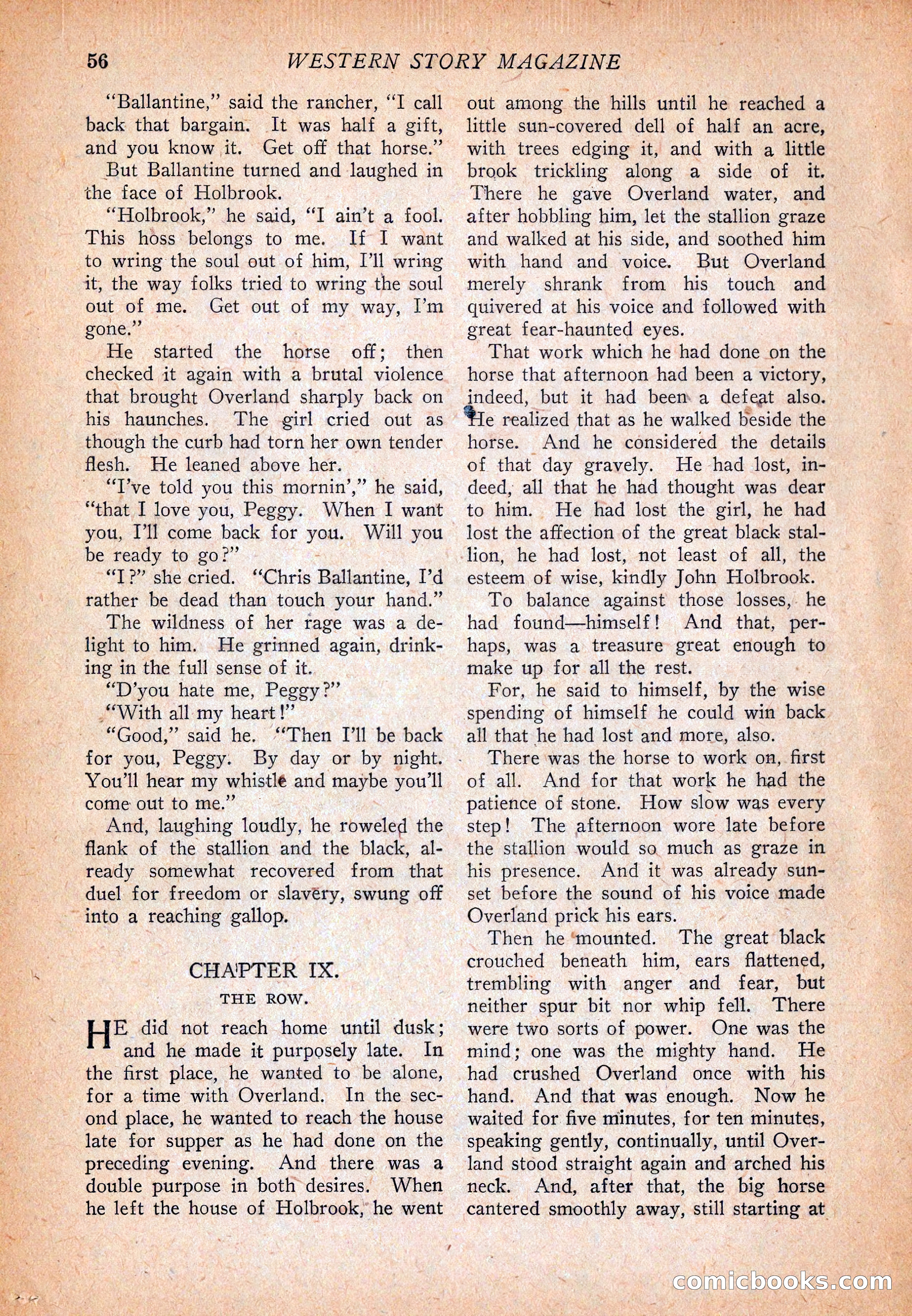 Western Story Magazine, December 13, 1924 — page 58 of 146