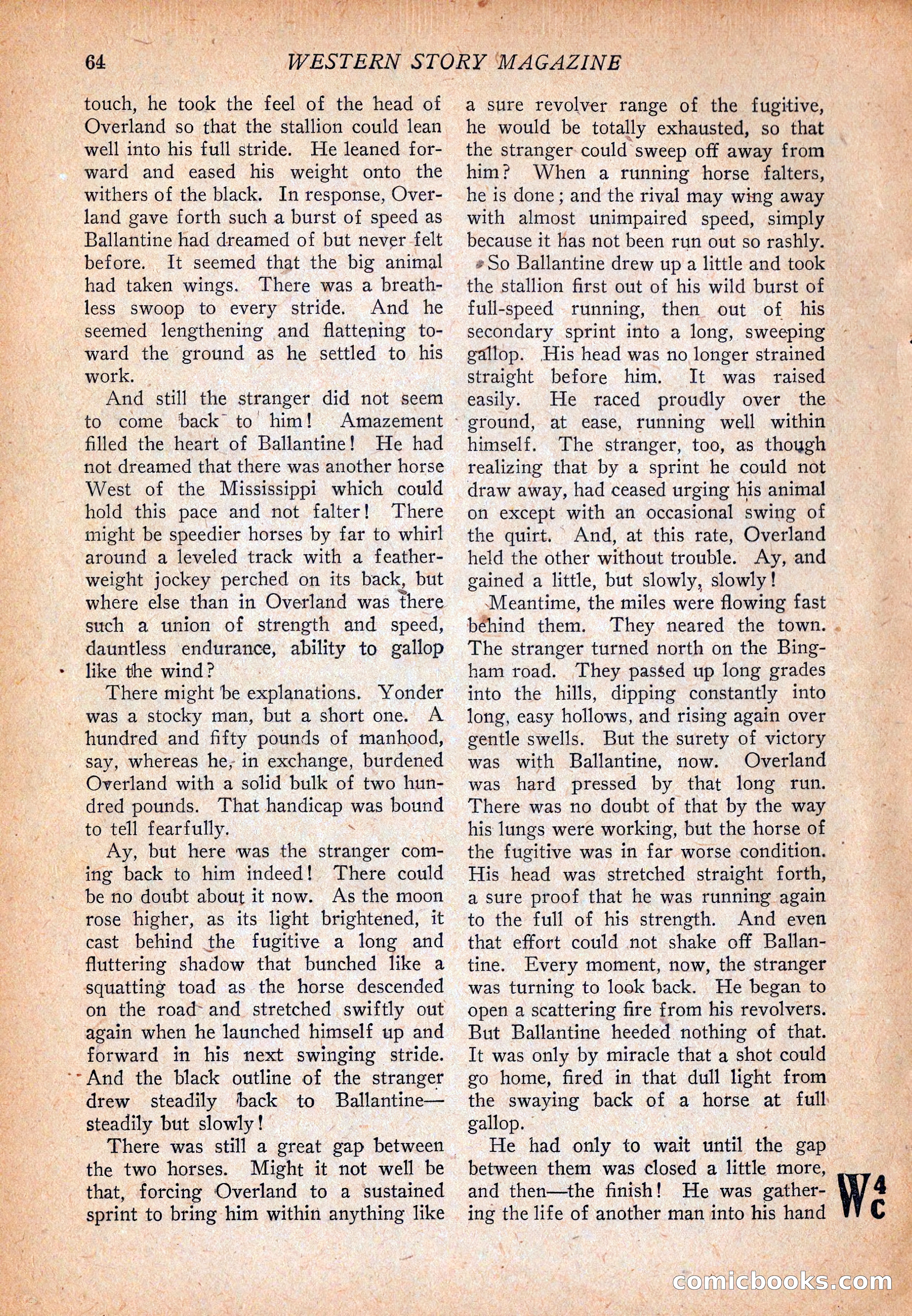 Western Story Magazine, December 13, 1924 — page 66 of 146
