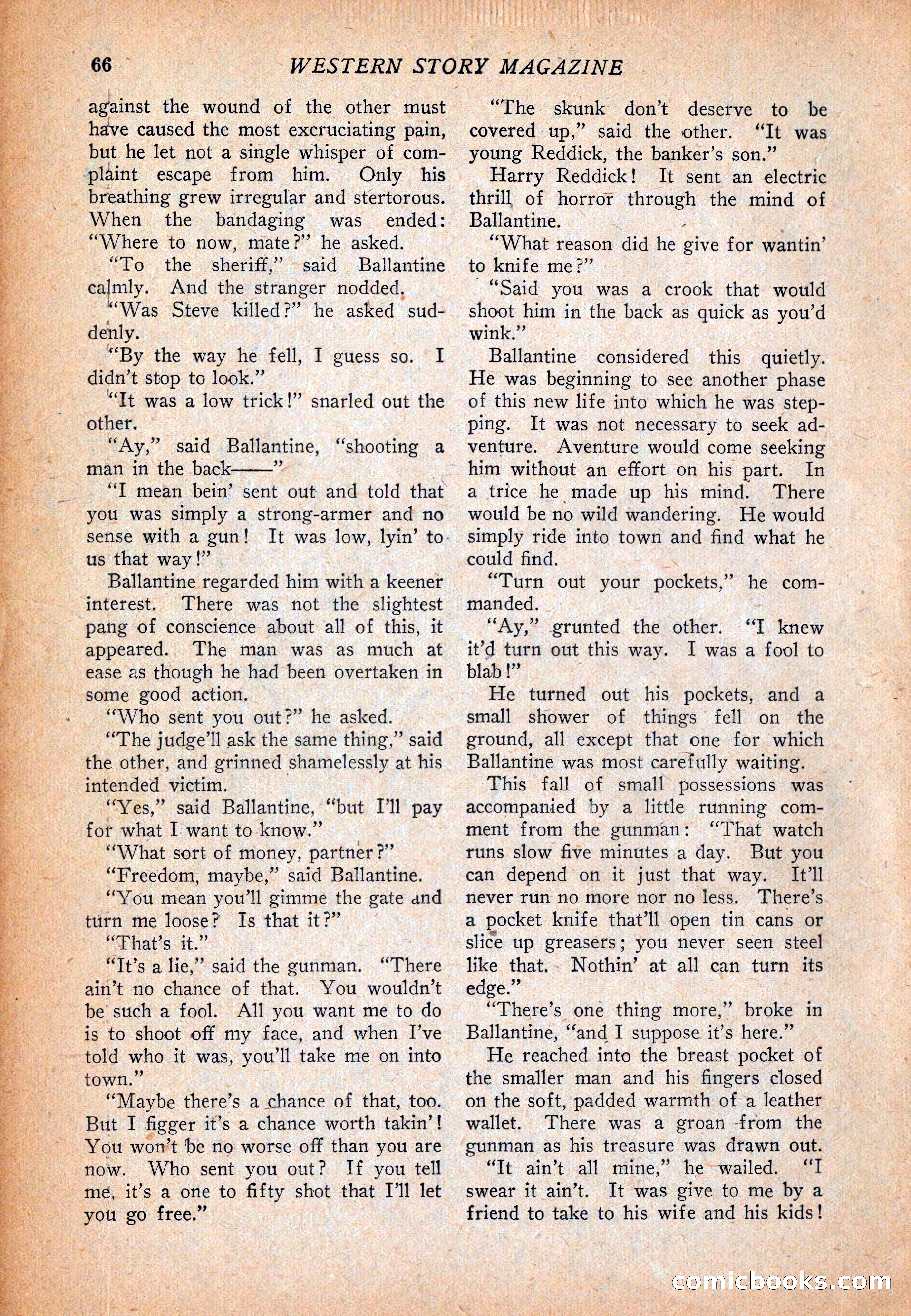 Western Story Magazine, December 13, 1924 — page 68 of 146