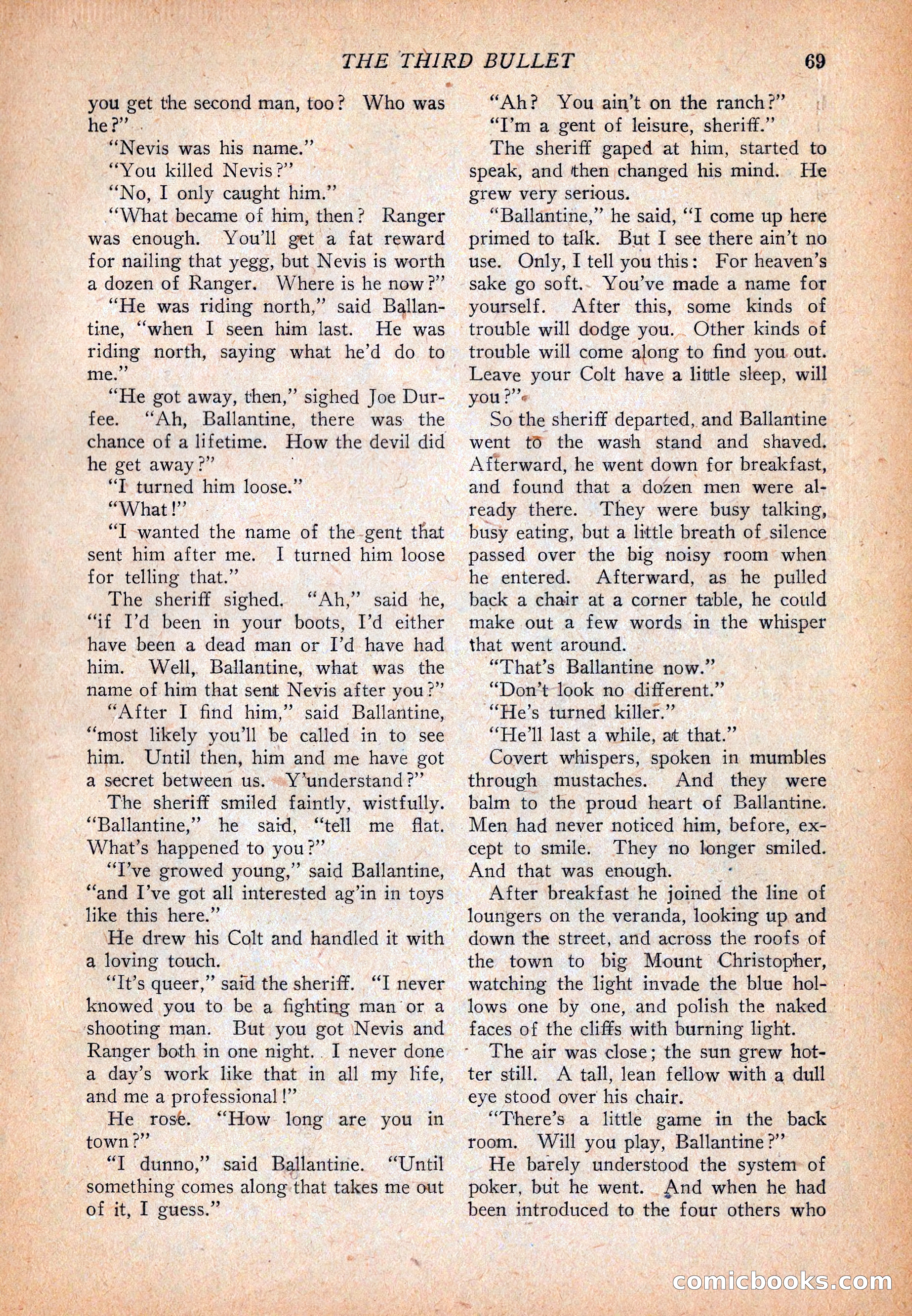 Western Story Magazine, December 13, 1924 — page 71 of 146