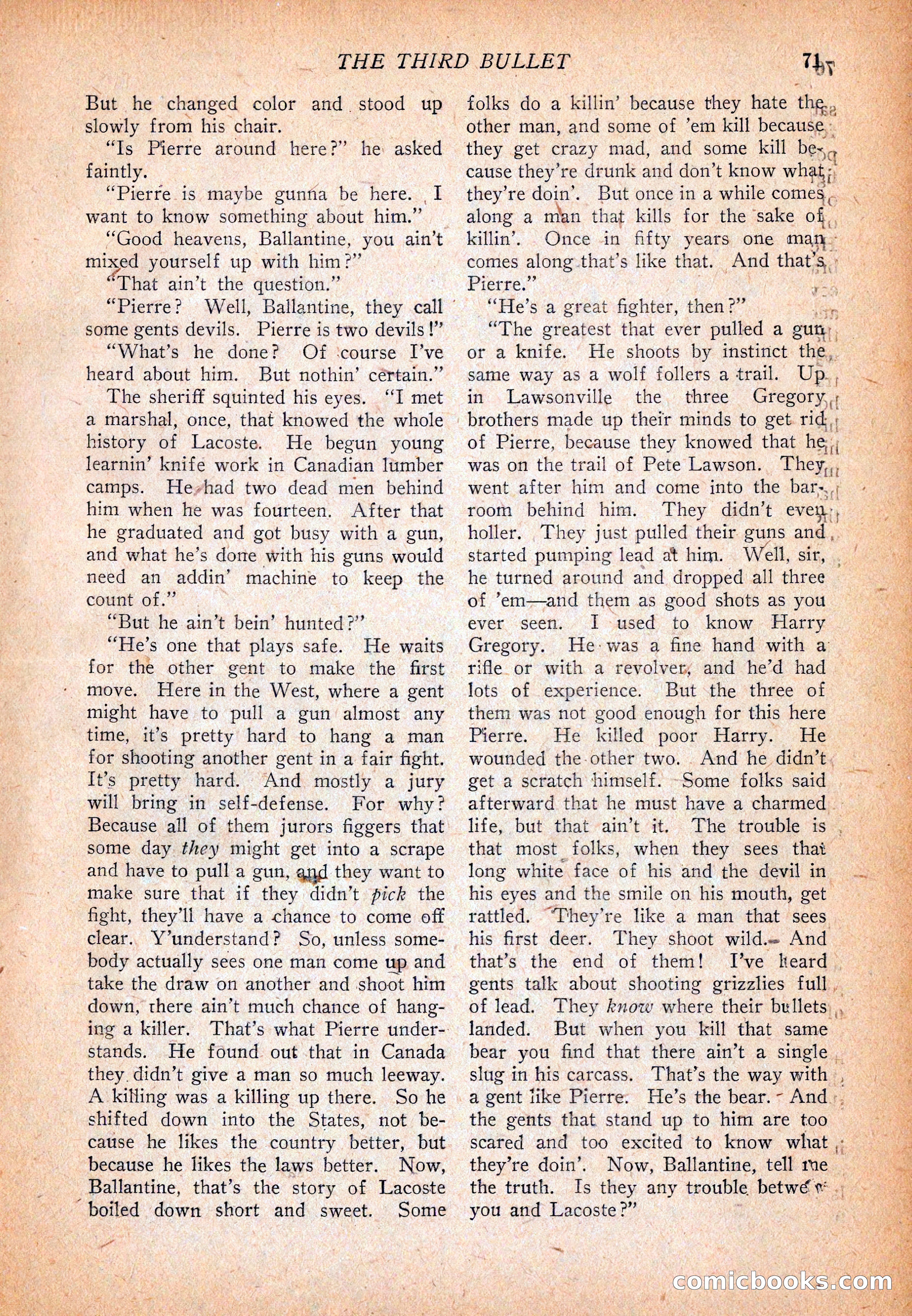 Western Story Magazine, December 13, 1924 — page 73 of 146