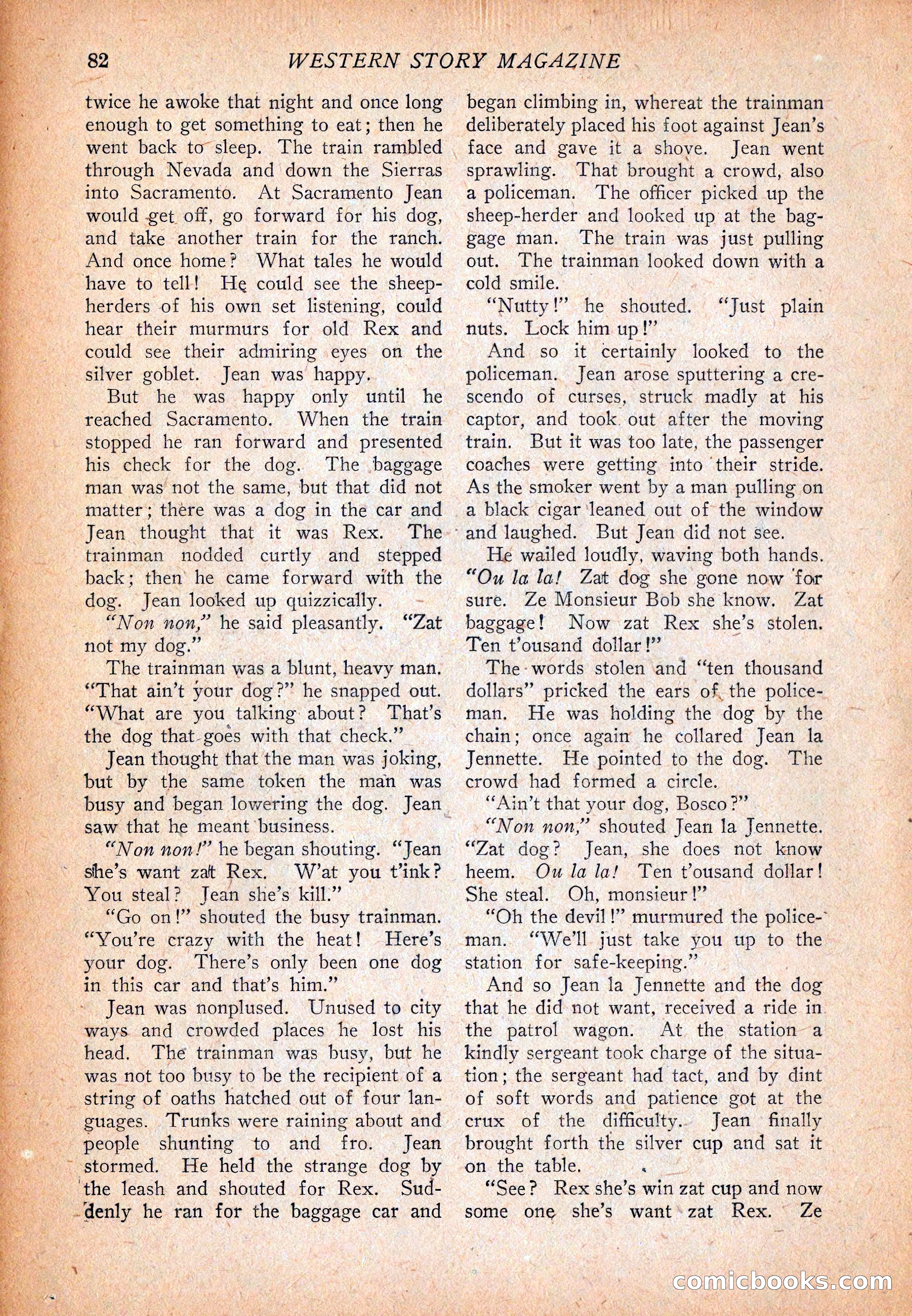 Western Story Magazine, December 13, 1924 — page 84 of 146