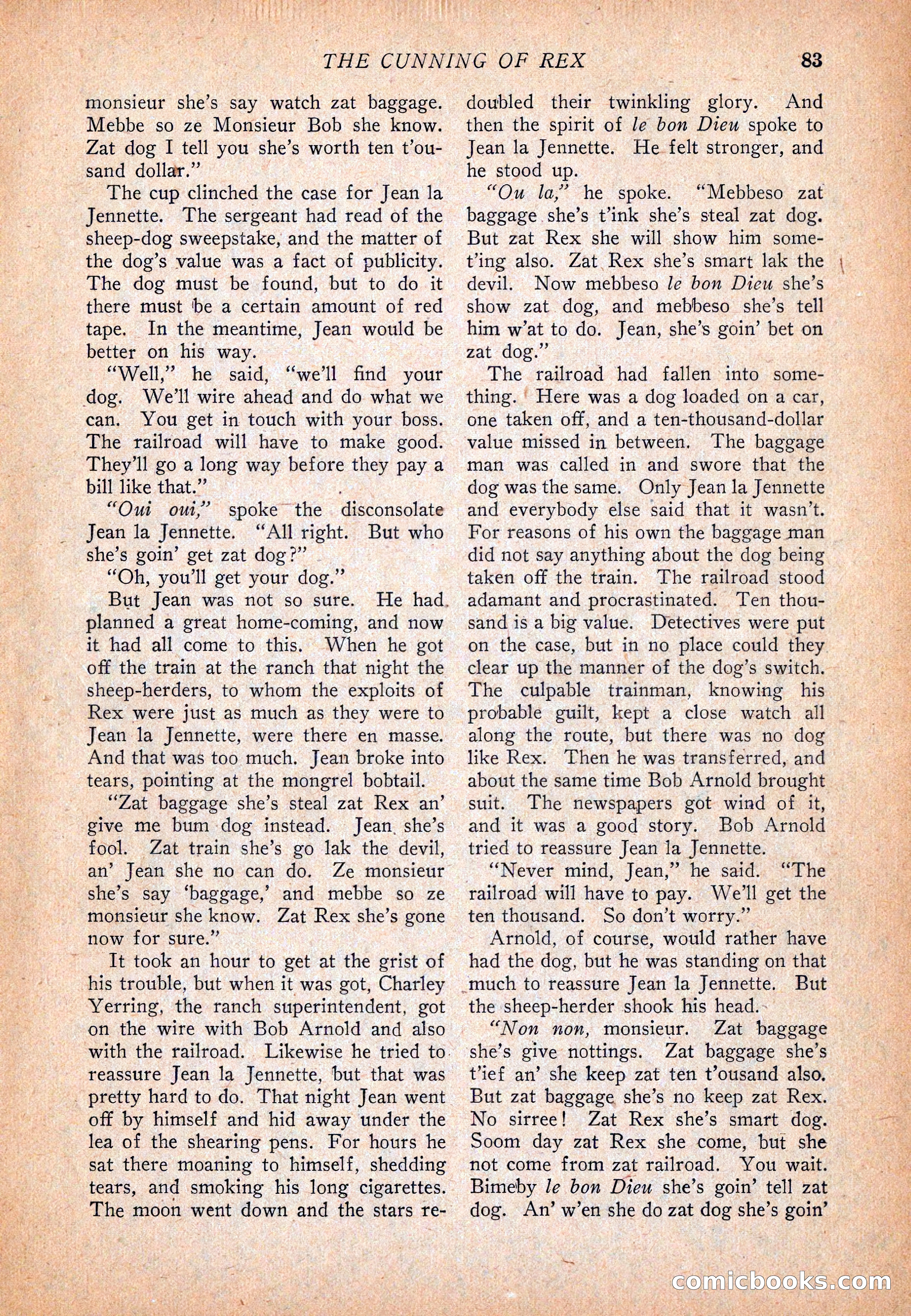 Western Story Magazine, December 13, 1924 — page 85 of 146