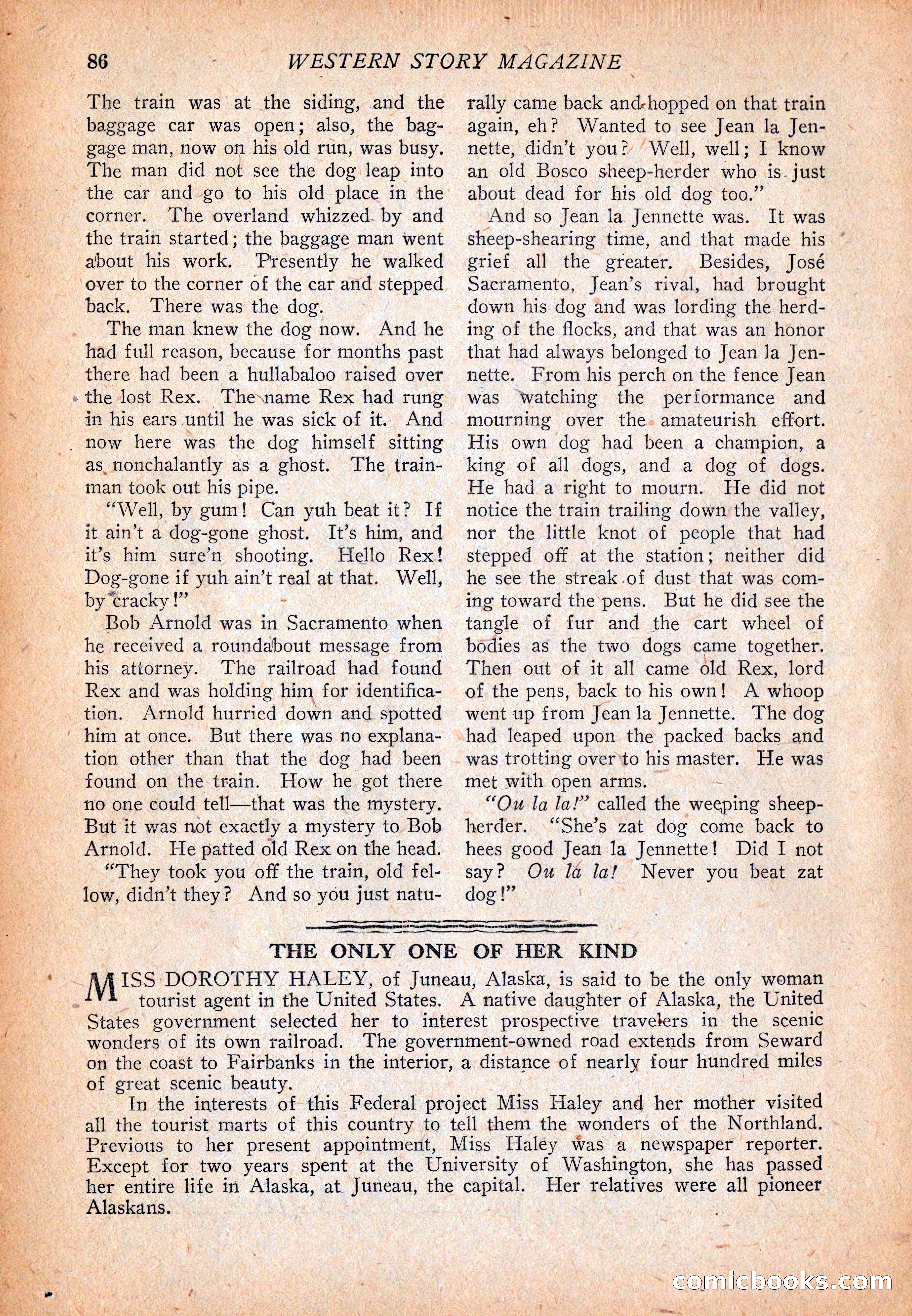 Western Story Magazine, December 13, 1924 — page 88 of 146