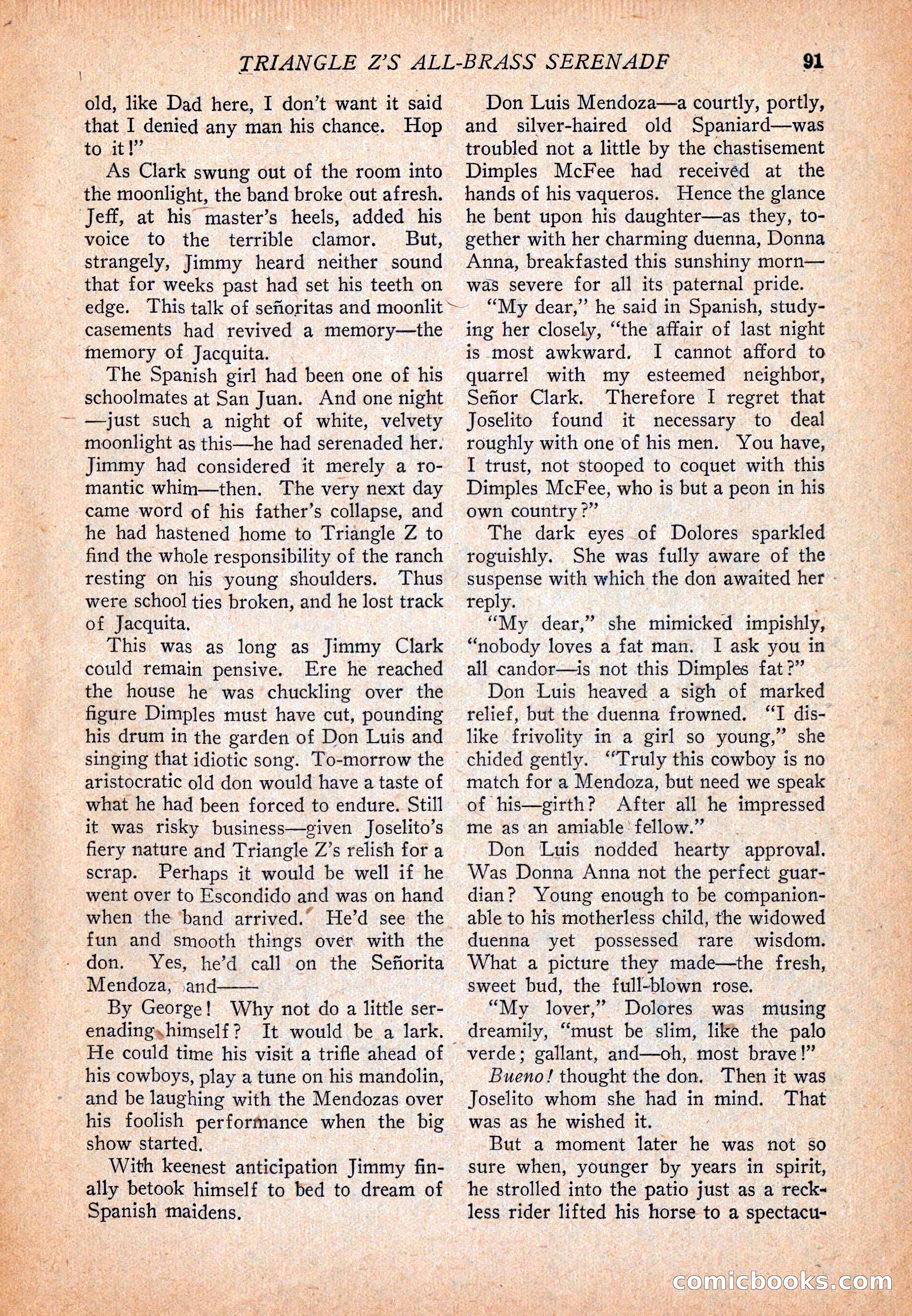 Western Story Magazine, December 13, 1924 — page 93 of 146