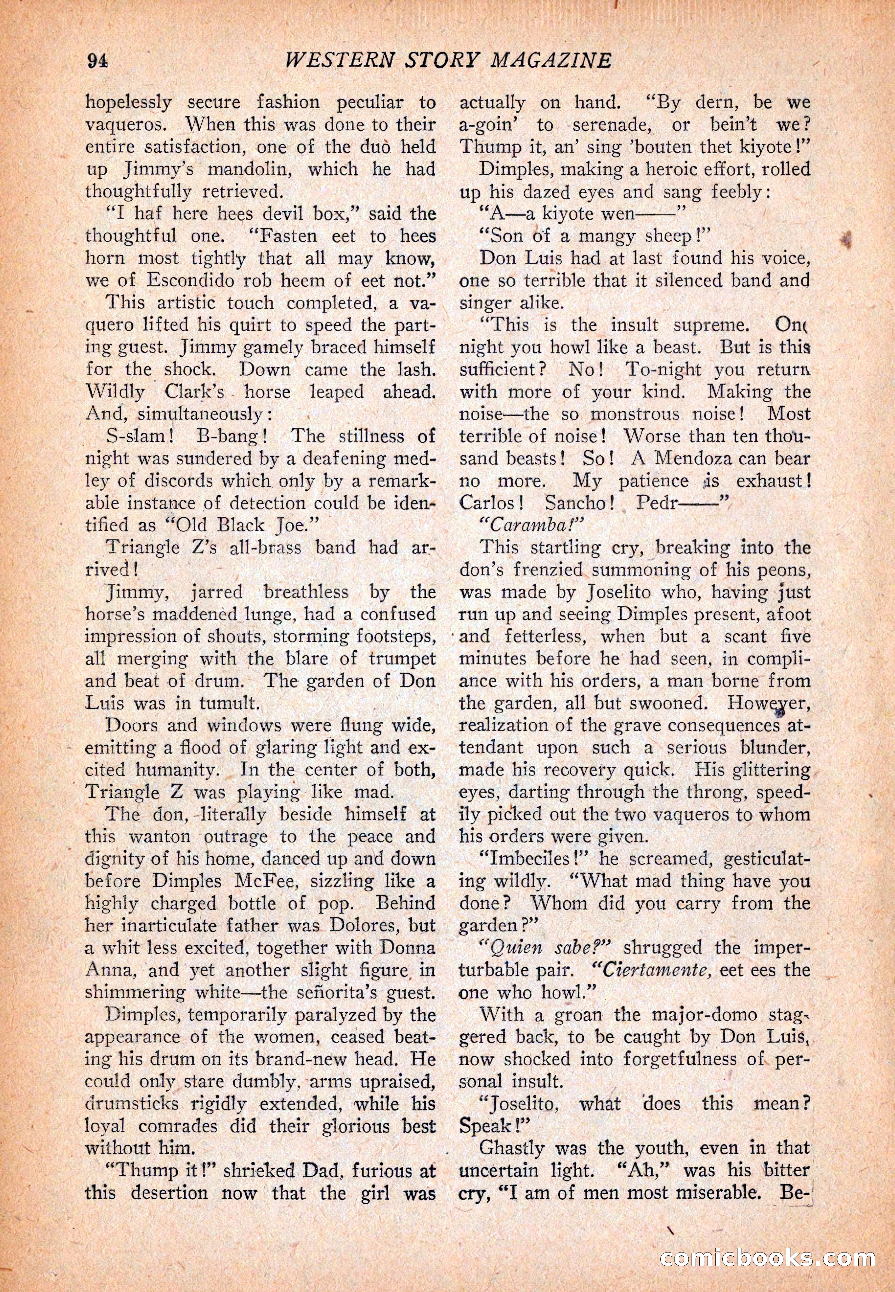 Western Story Magazine, December 13, 1924 — page 96 of 146