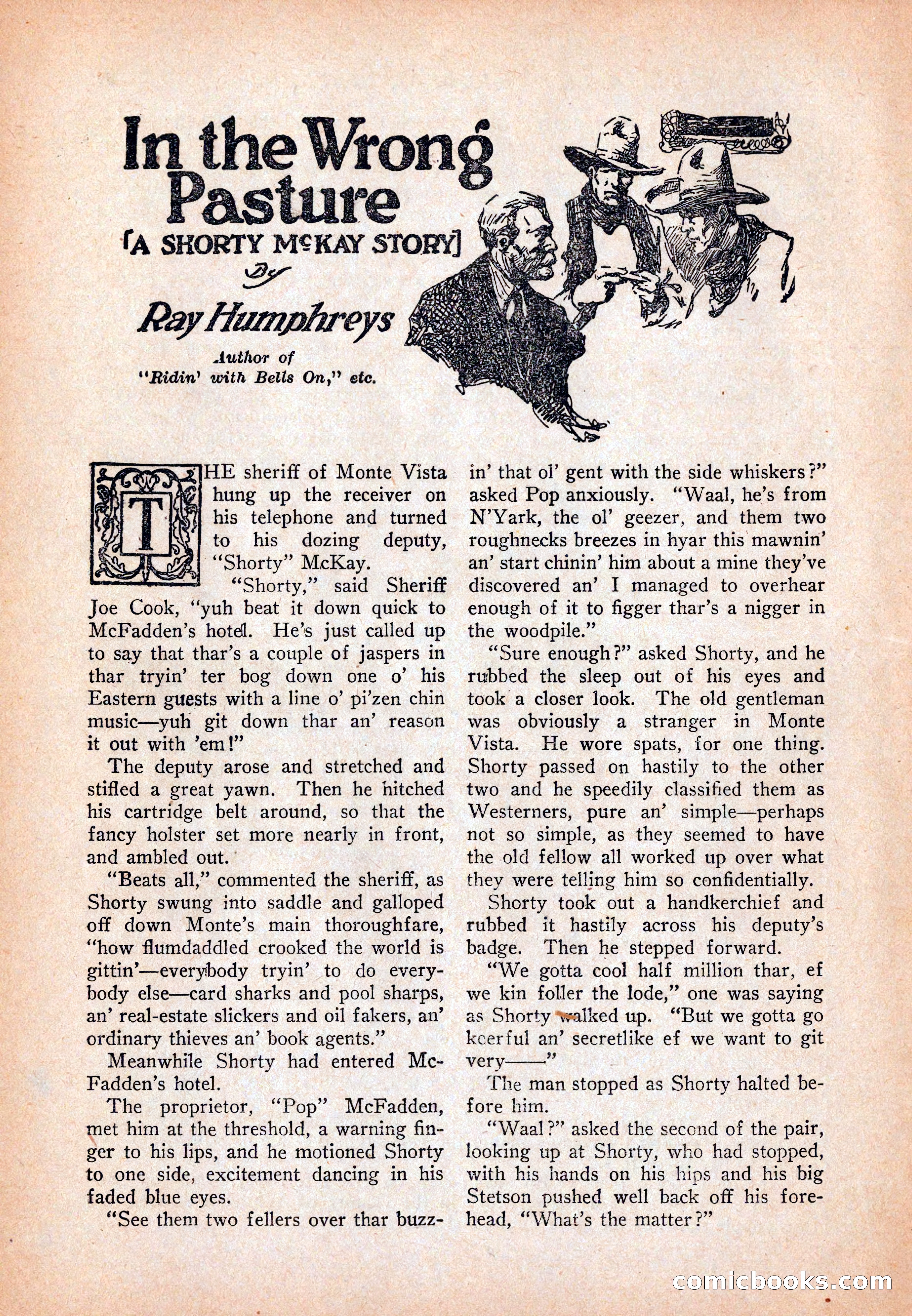 Western Story Magazine, December 13, 1924 — page 100 of 146