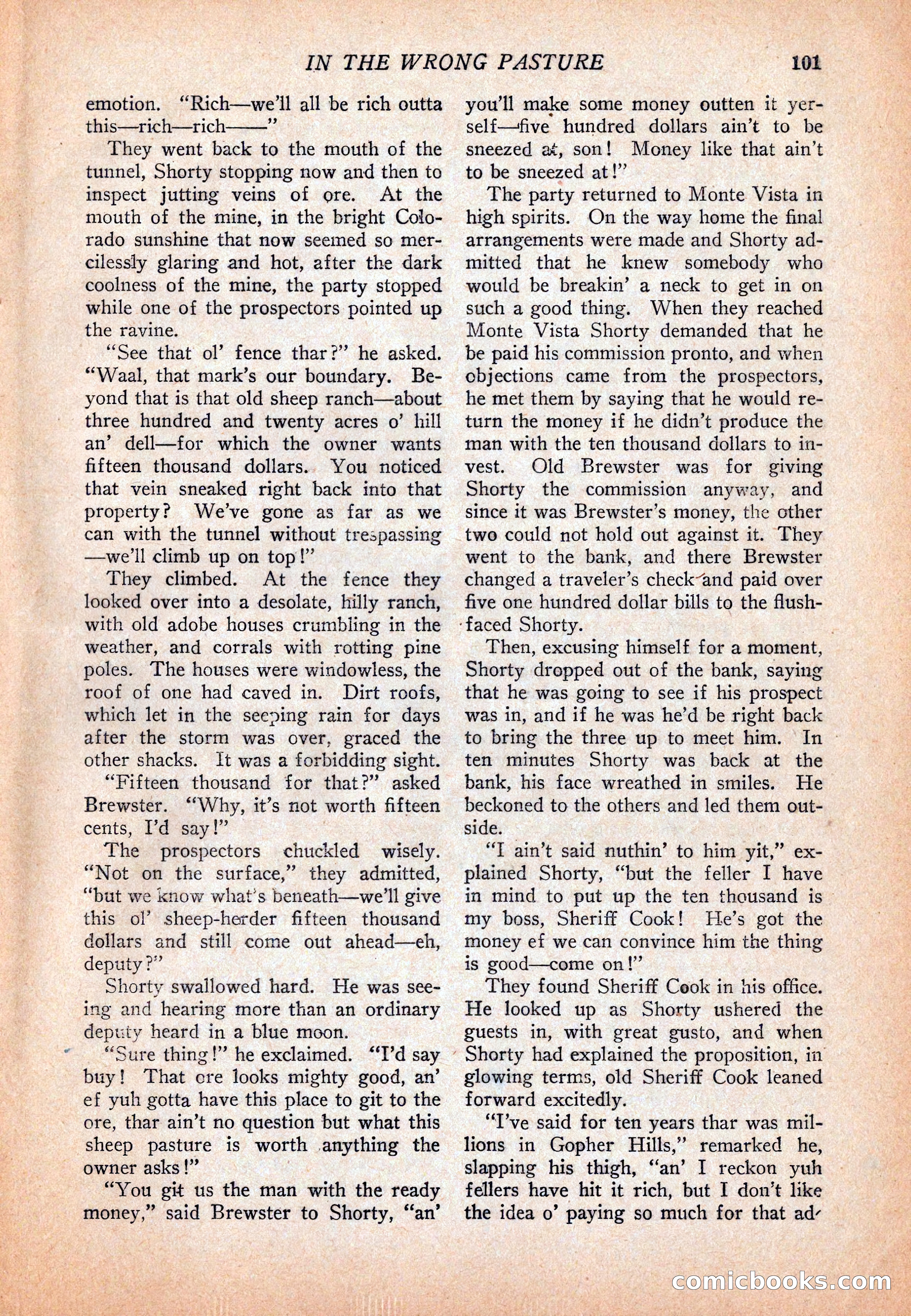Western Story Magazine, December 13, 1924 — page 103 of 146