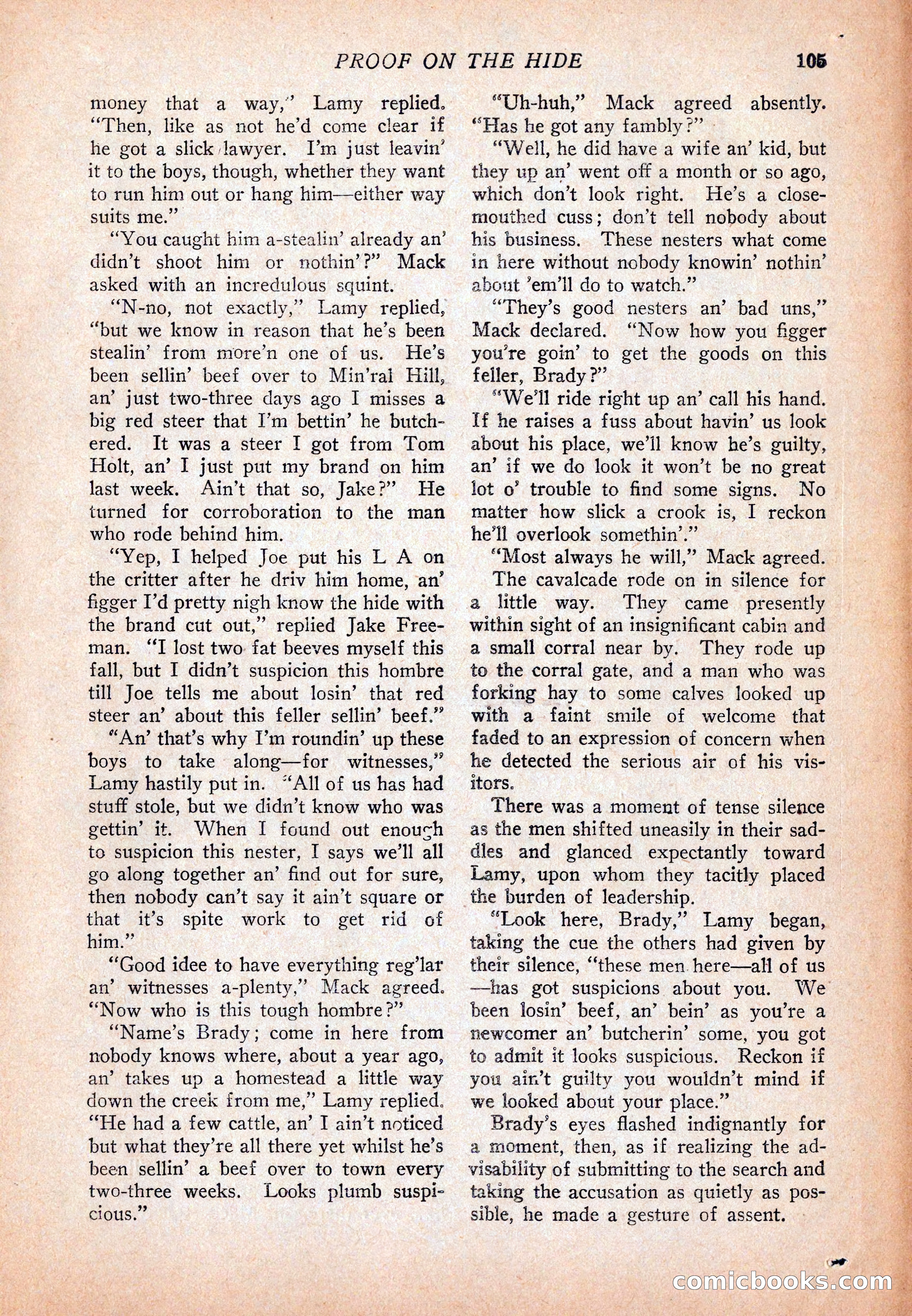 Western Story Magazine, December 13, 1924 — page 107 of 146