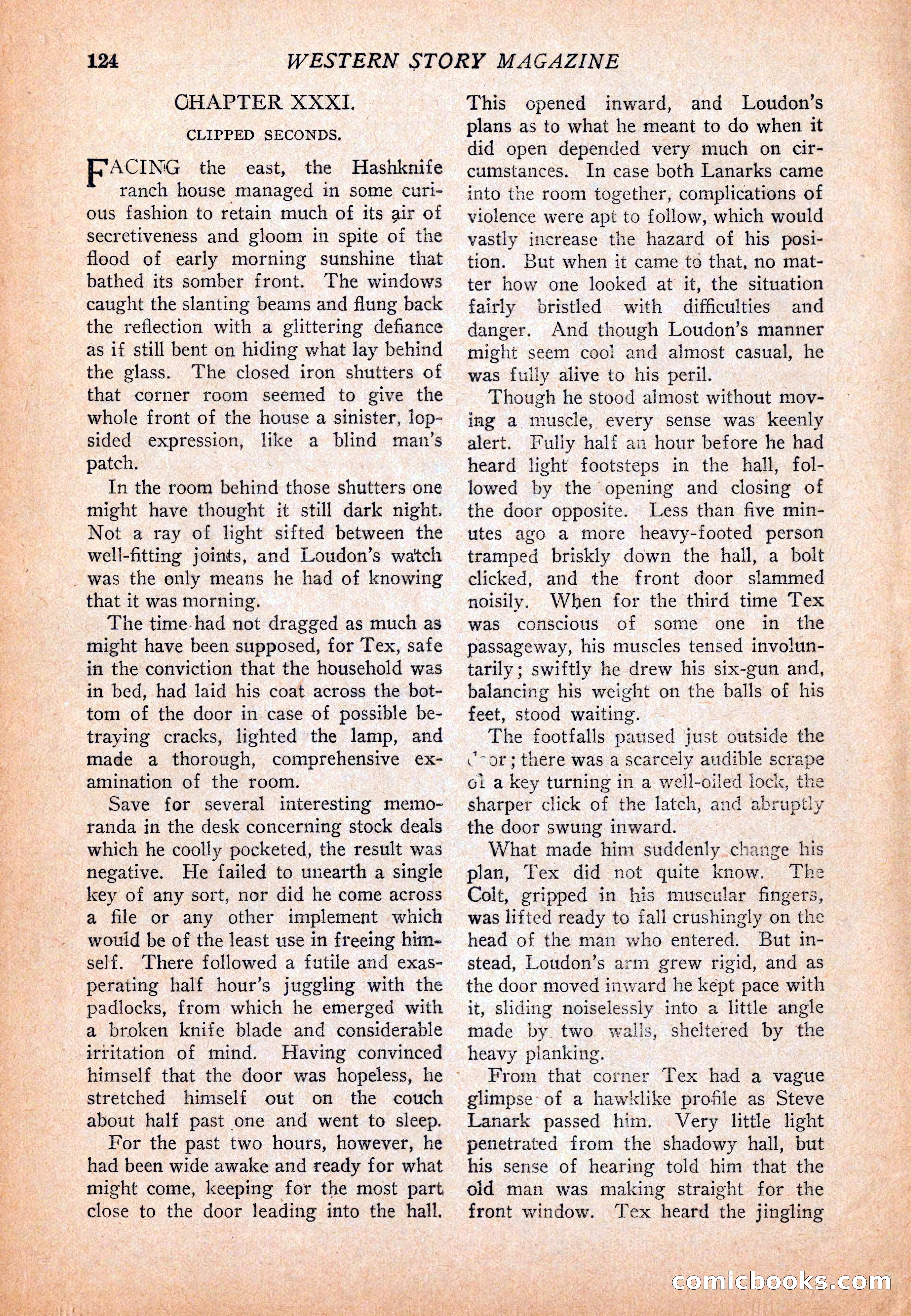Western Story Magazine, December 13, 1924 — page 126 of 146