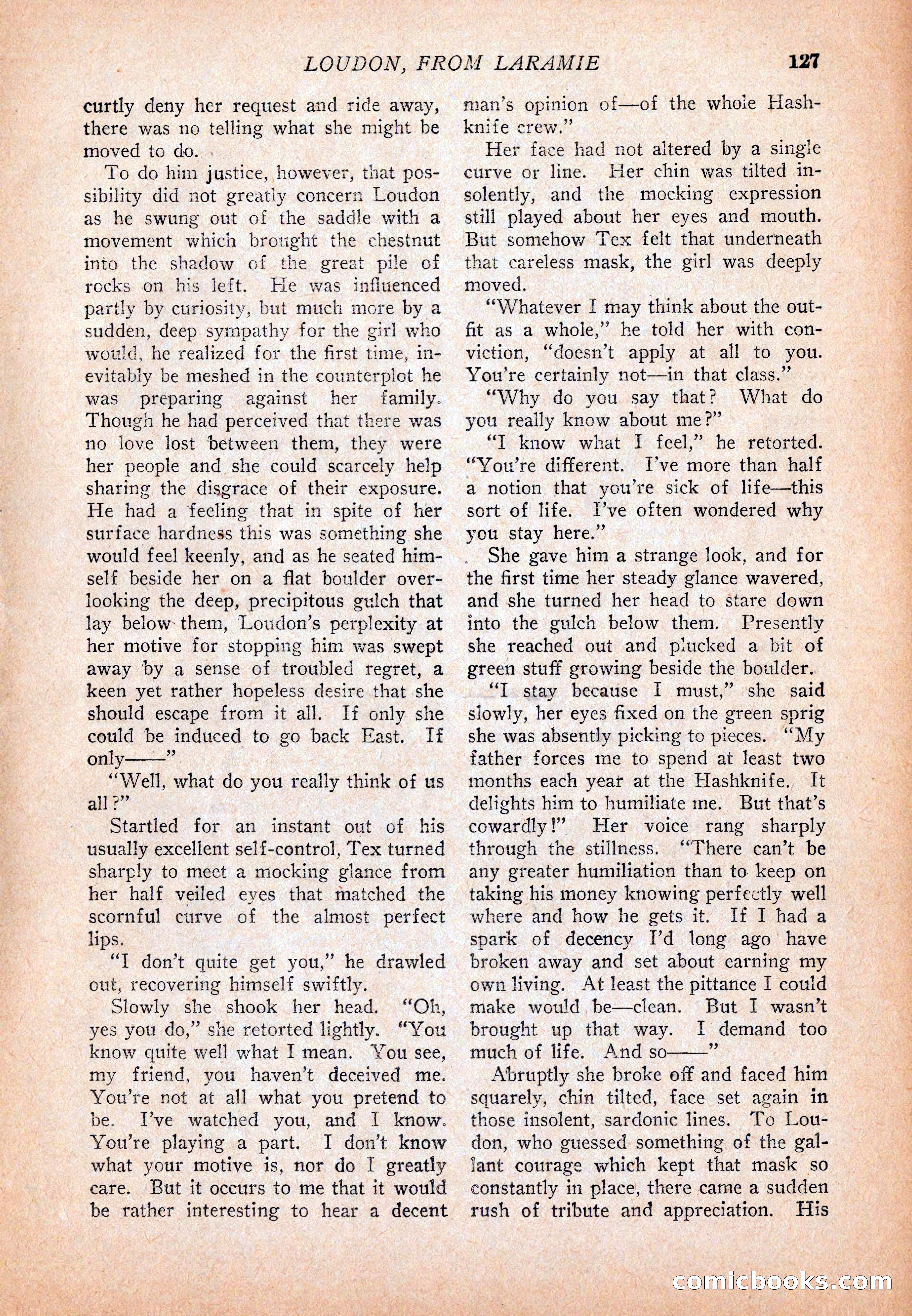 Western Story Magazine, December 13, 1924 — page 129 of 146
