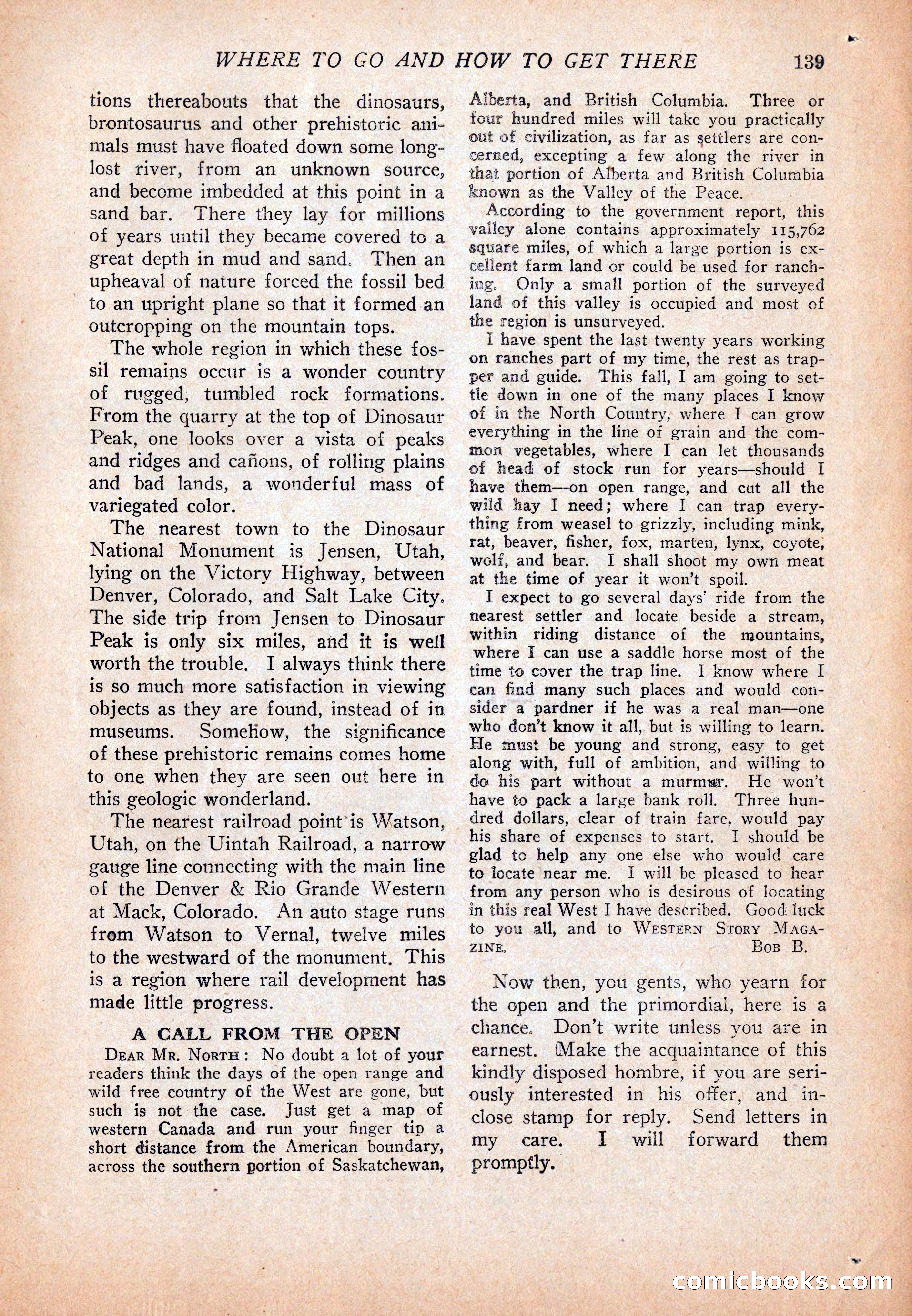 Western Story Magazine, December 13, 1924 — page 141 of 146