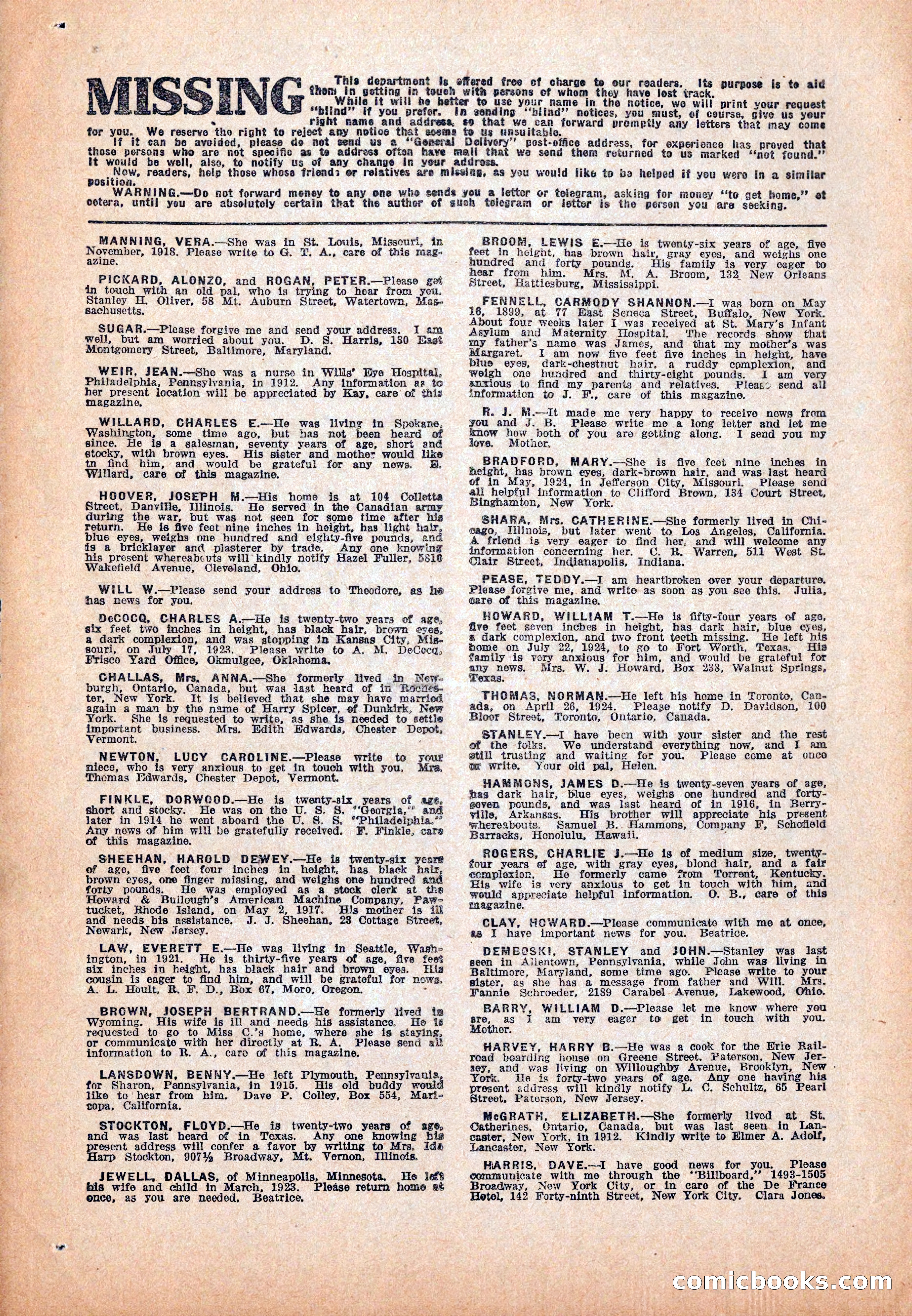 Western Story Magazine, December 13, 1924 — page 142 of 146