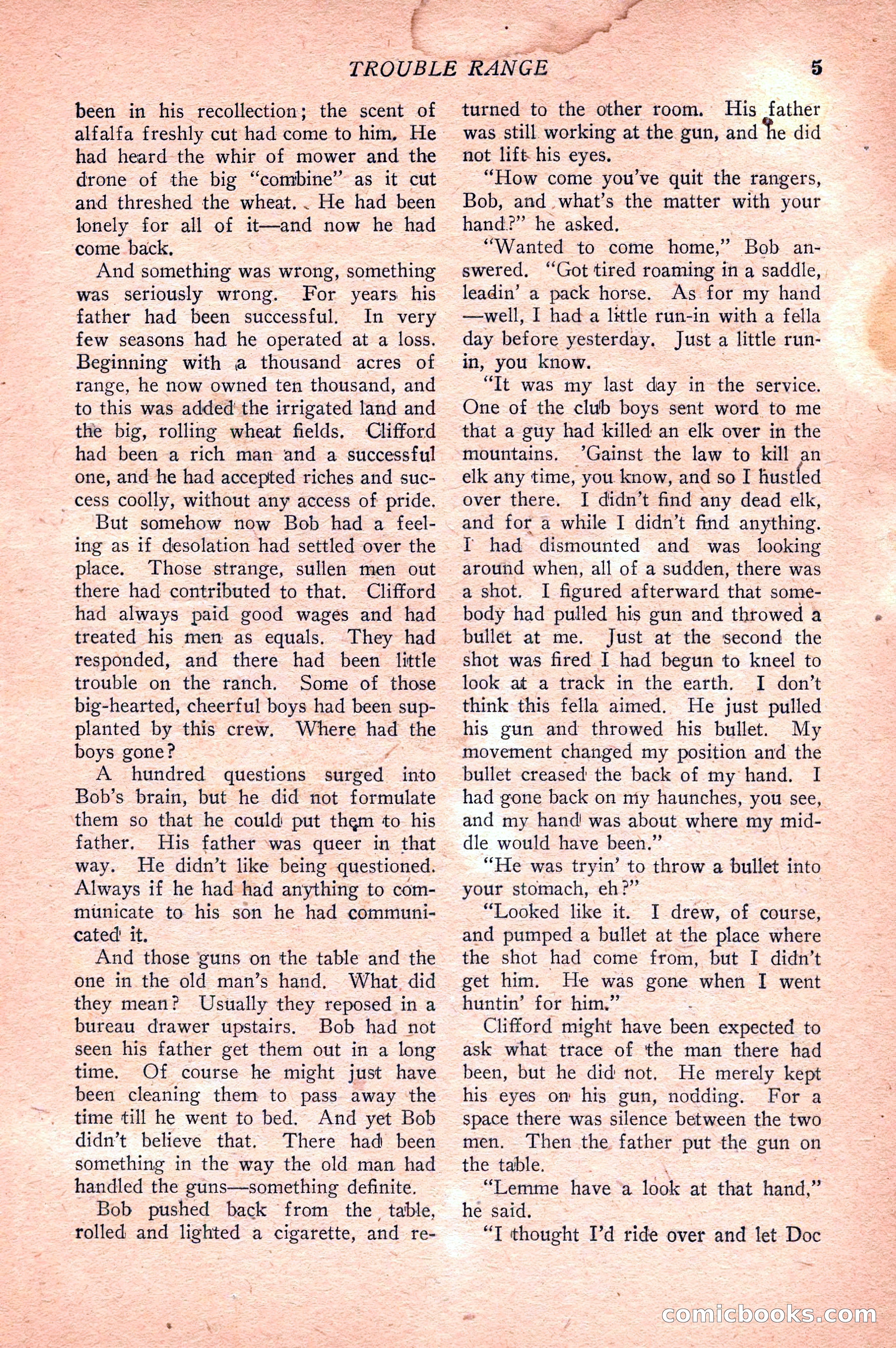 Western Story Magazine — page 7 of 148