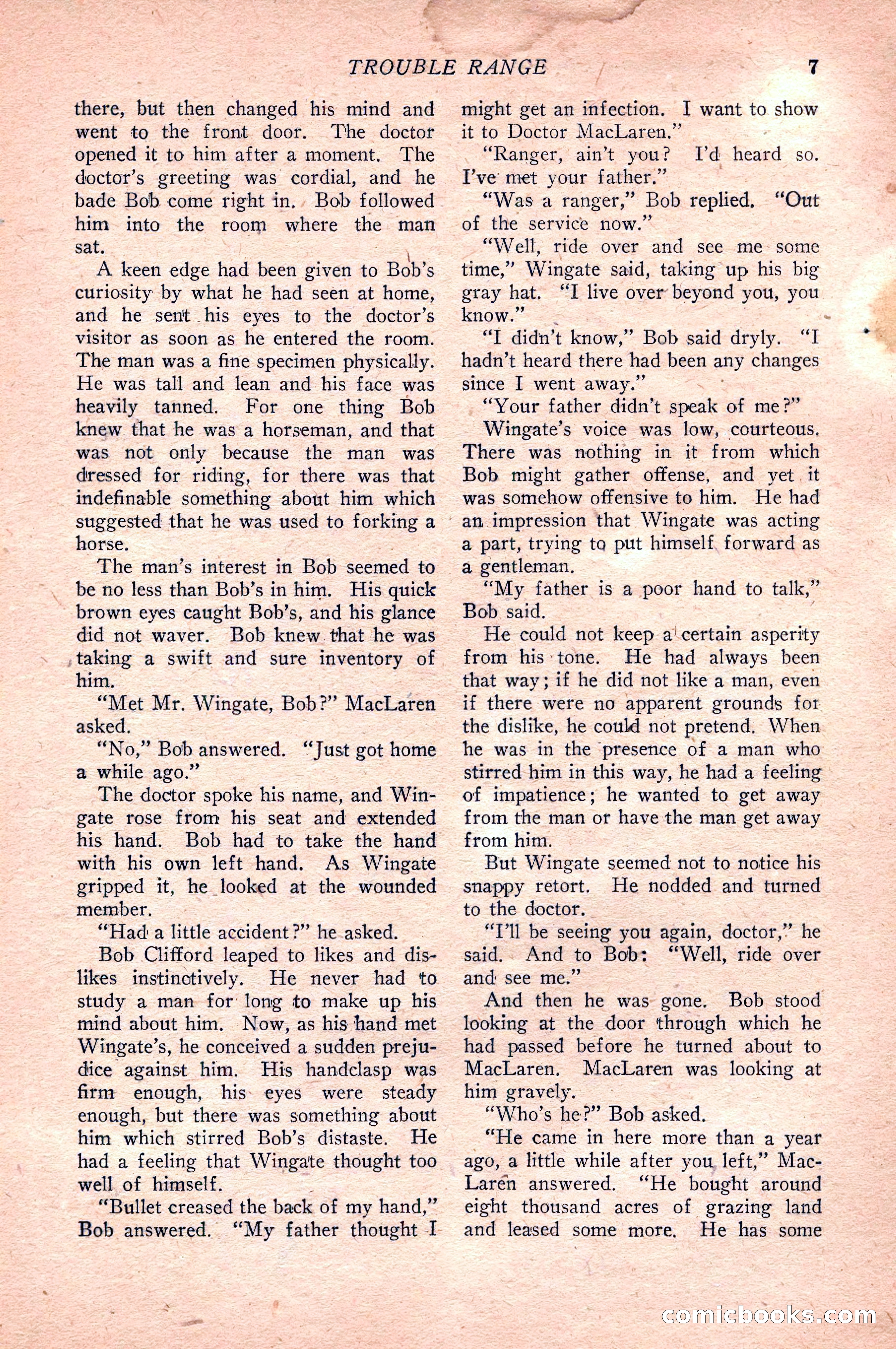Western Story Magazine — page 9 of 148