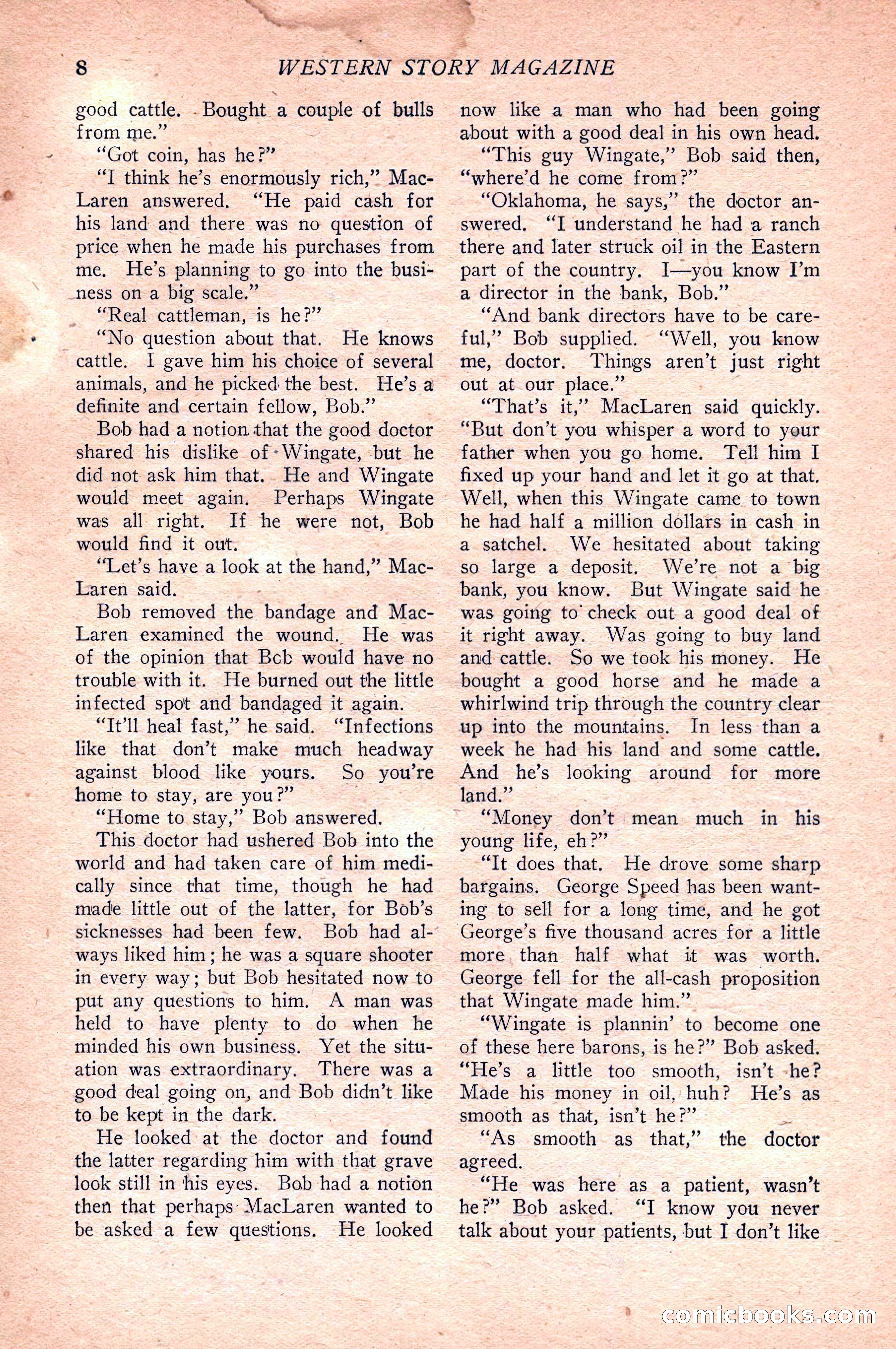 Western Story Magazine — page 10 of 148