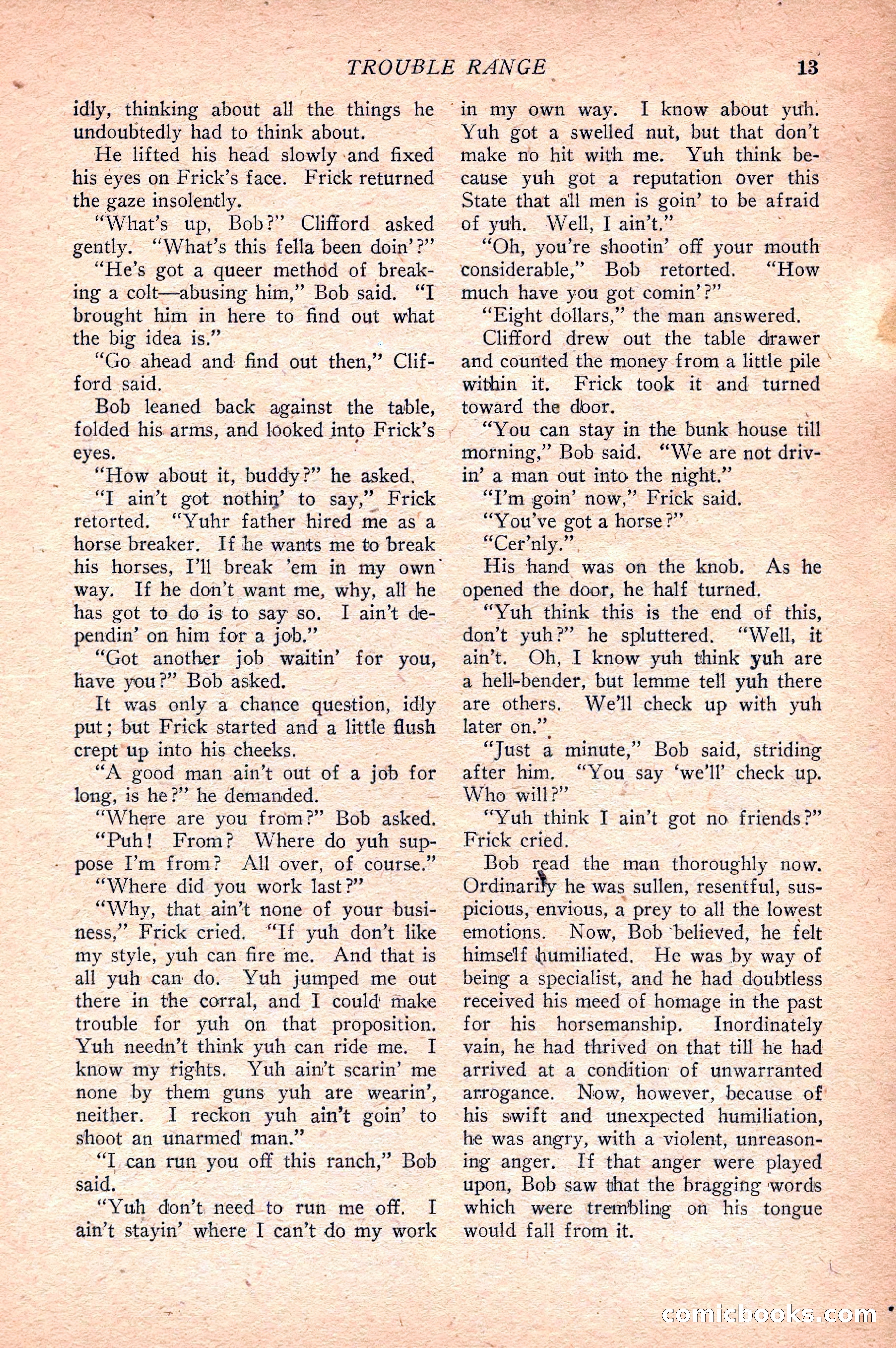 Western Story Magazine — page 15 of 148