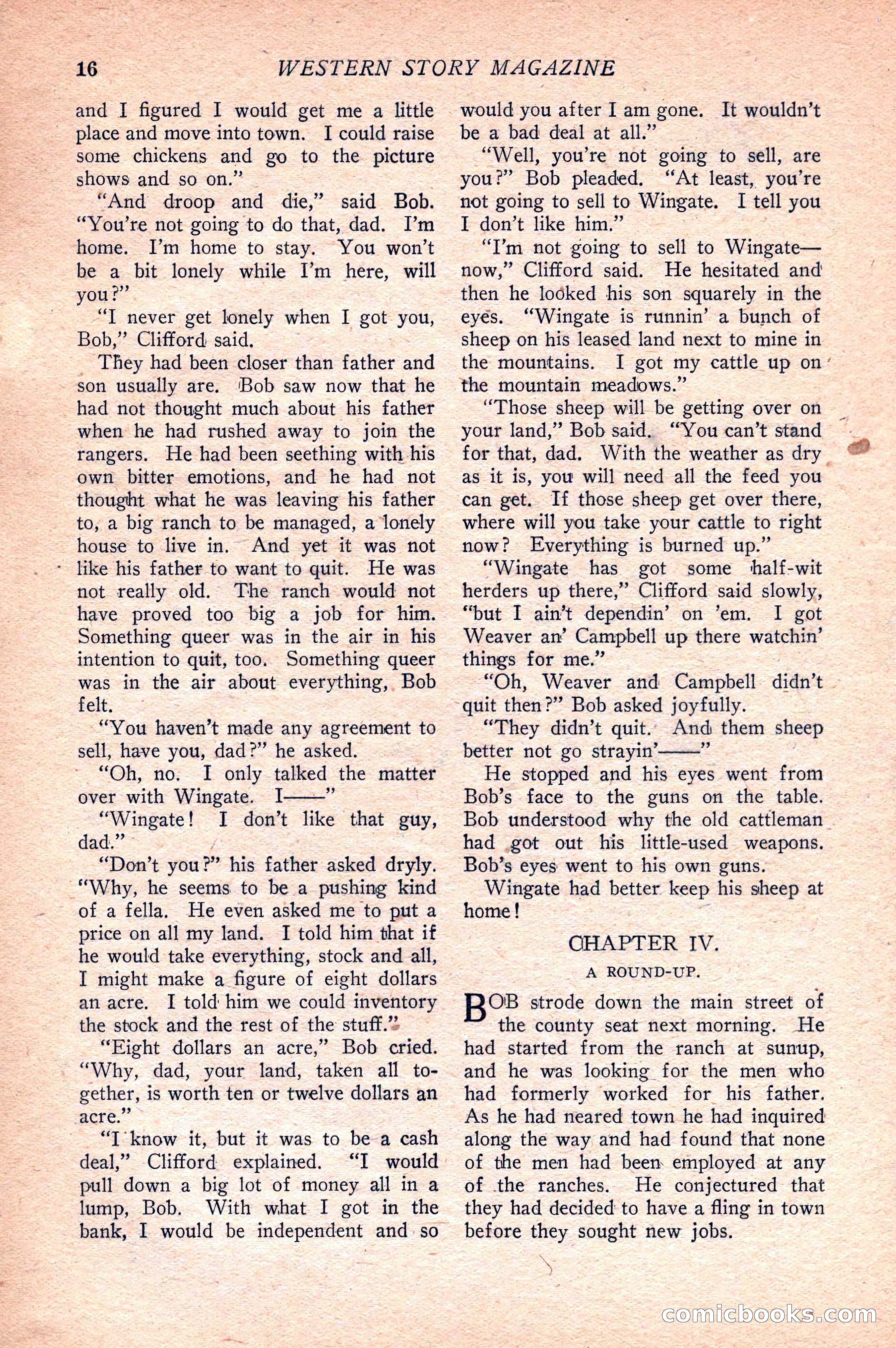 Western Story Magazine — page 18 of 148