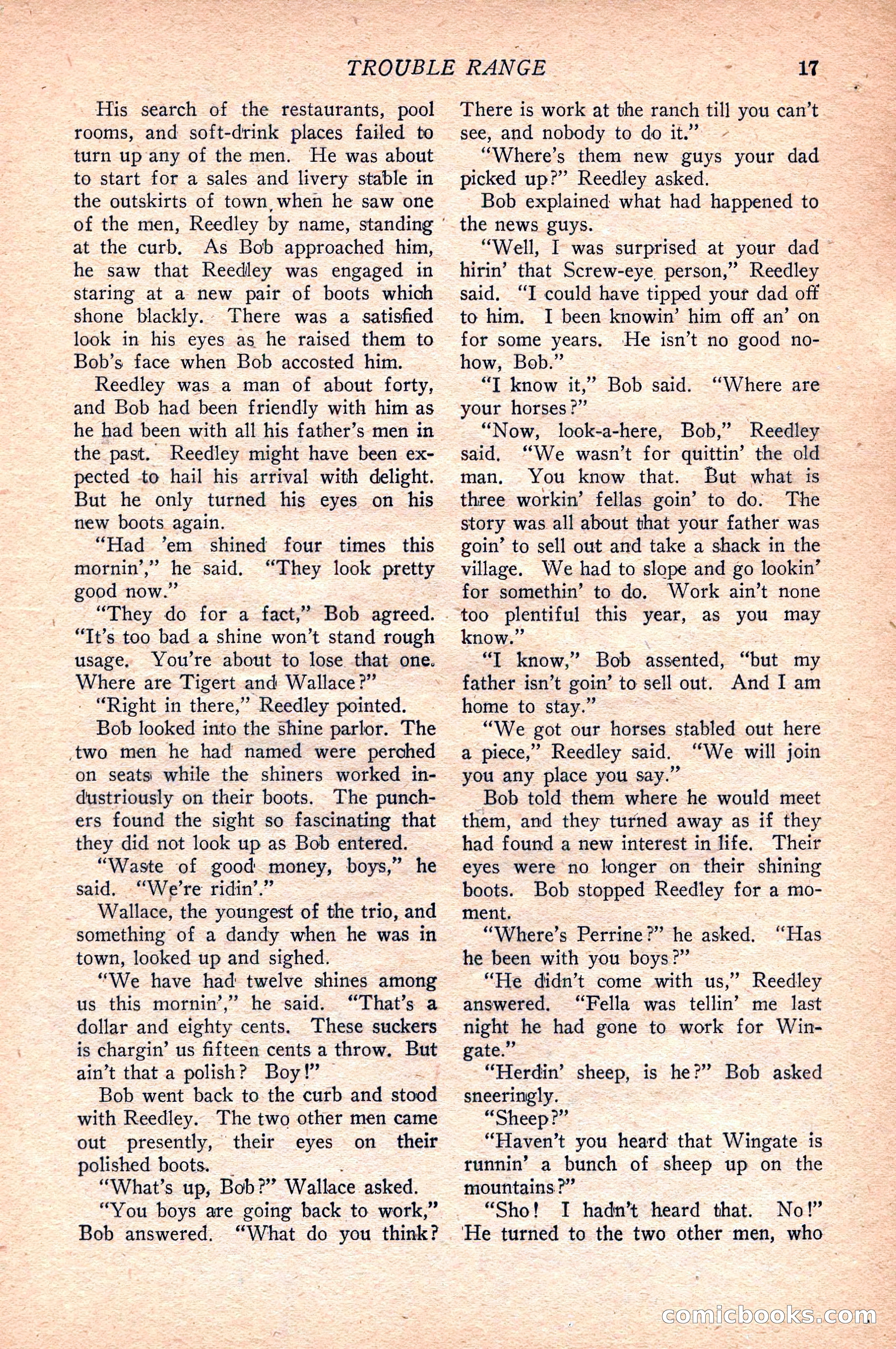 Western Story Magazine — page 19 of 148