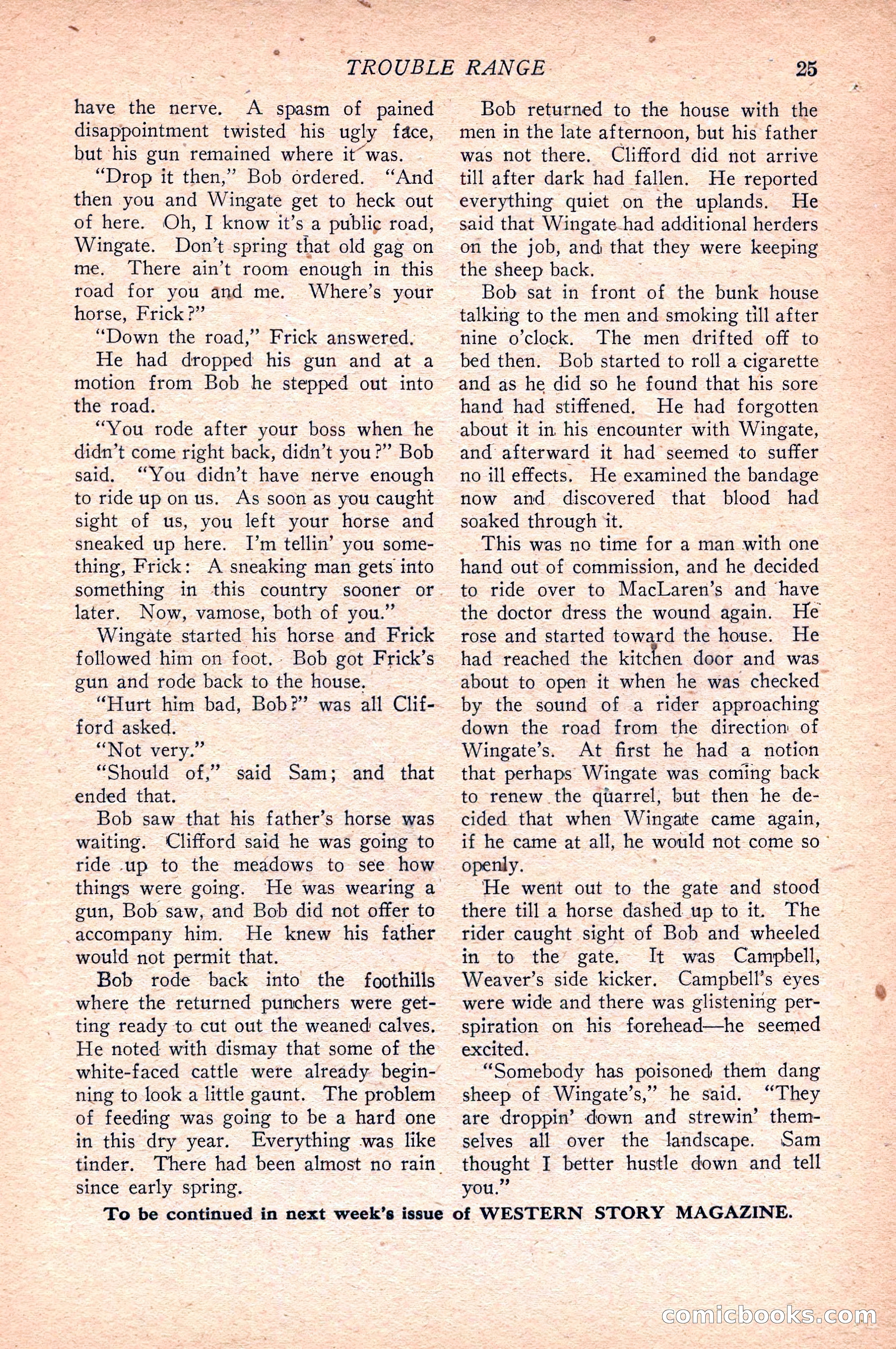 Western Story Magazine — page 27 of 148