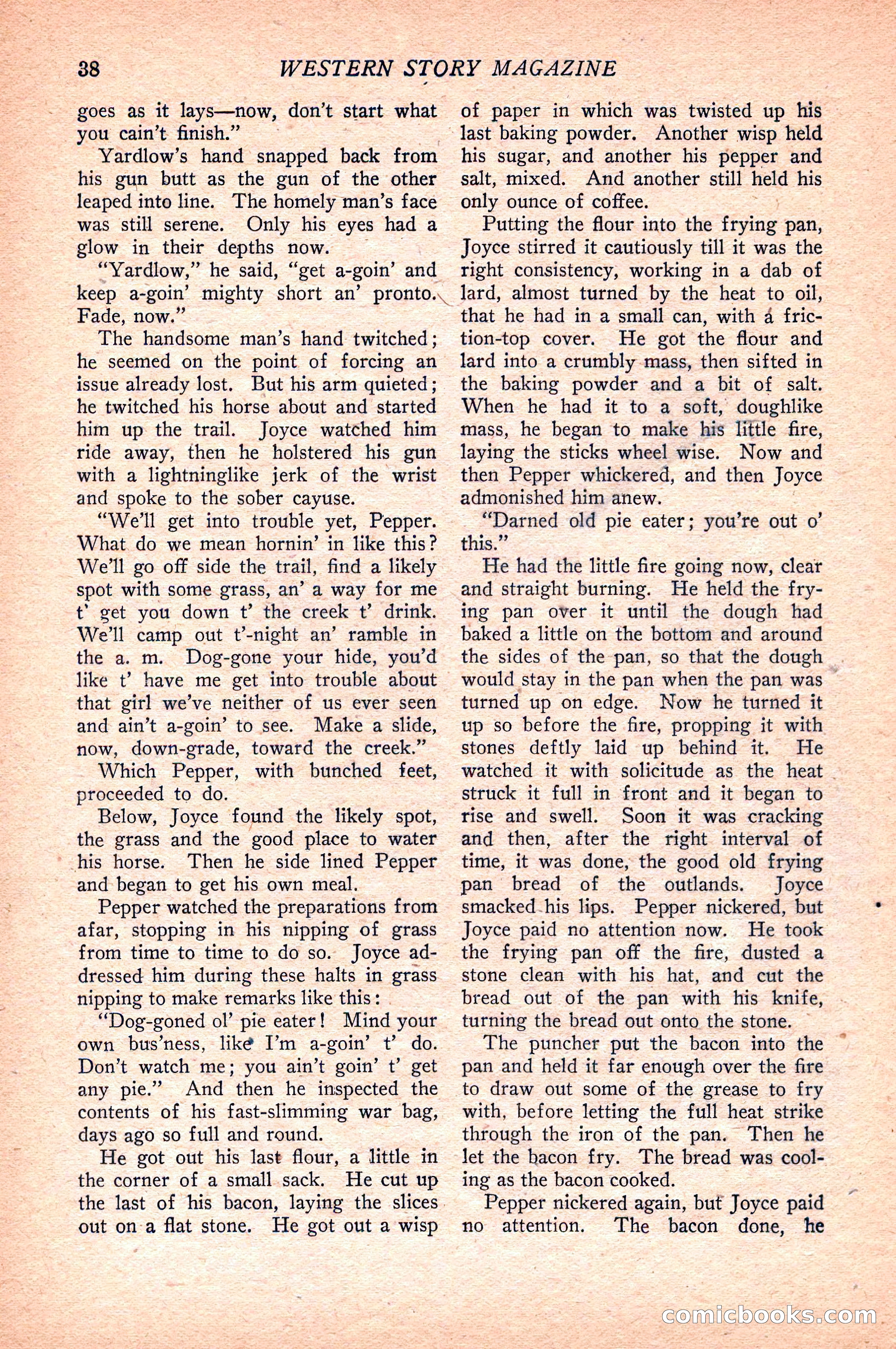 Western Story Magazine — page 40 of 148