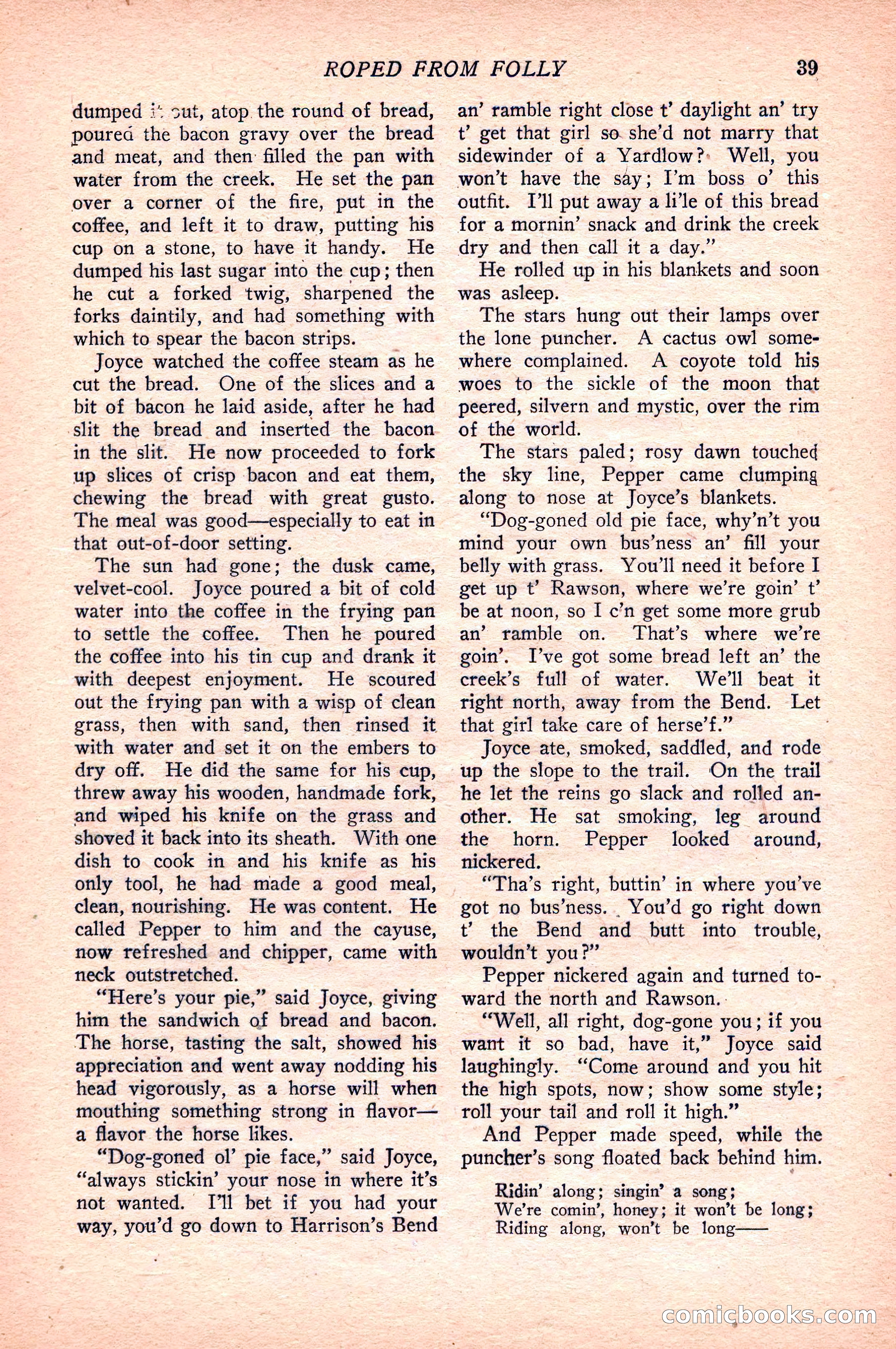 Western Story Magazine — page 41 of 148