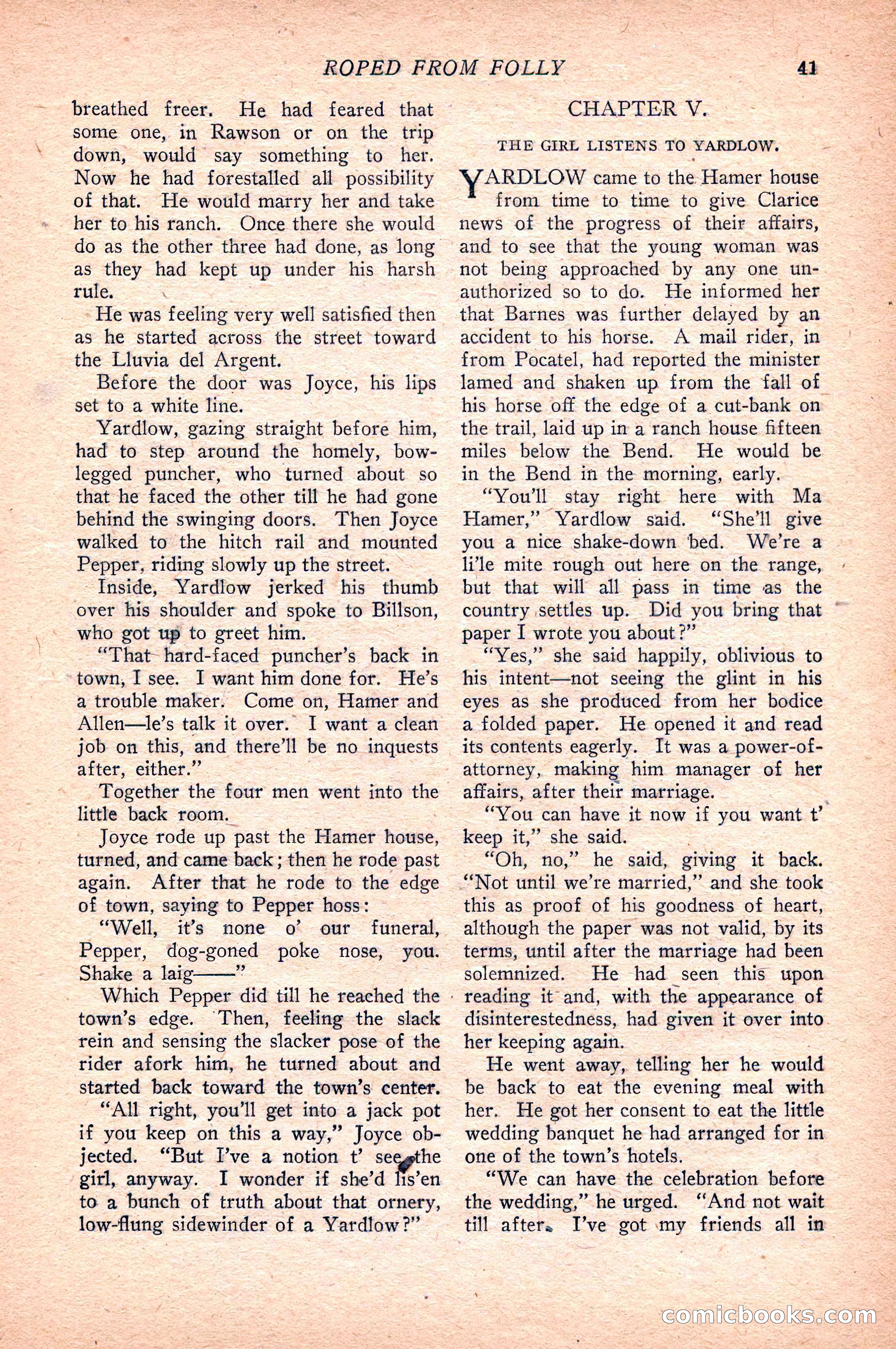 Western Story Magazine — page 43 of 148