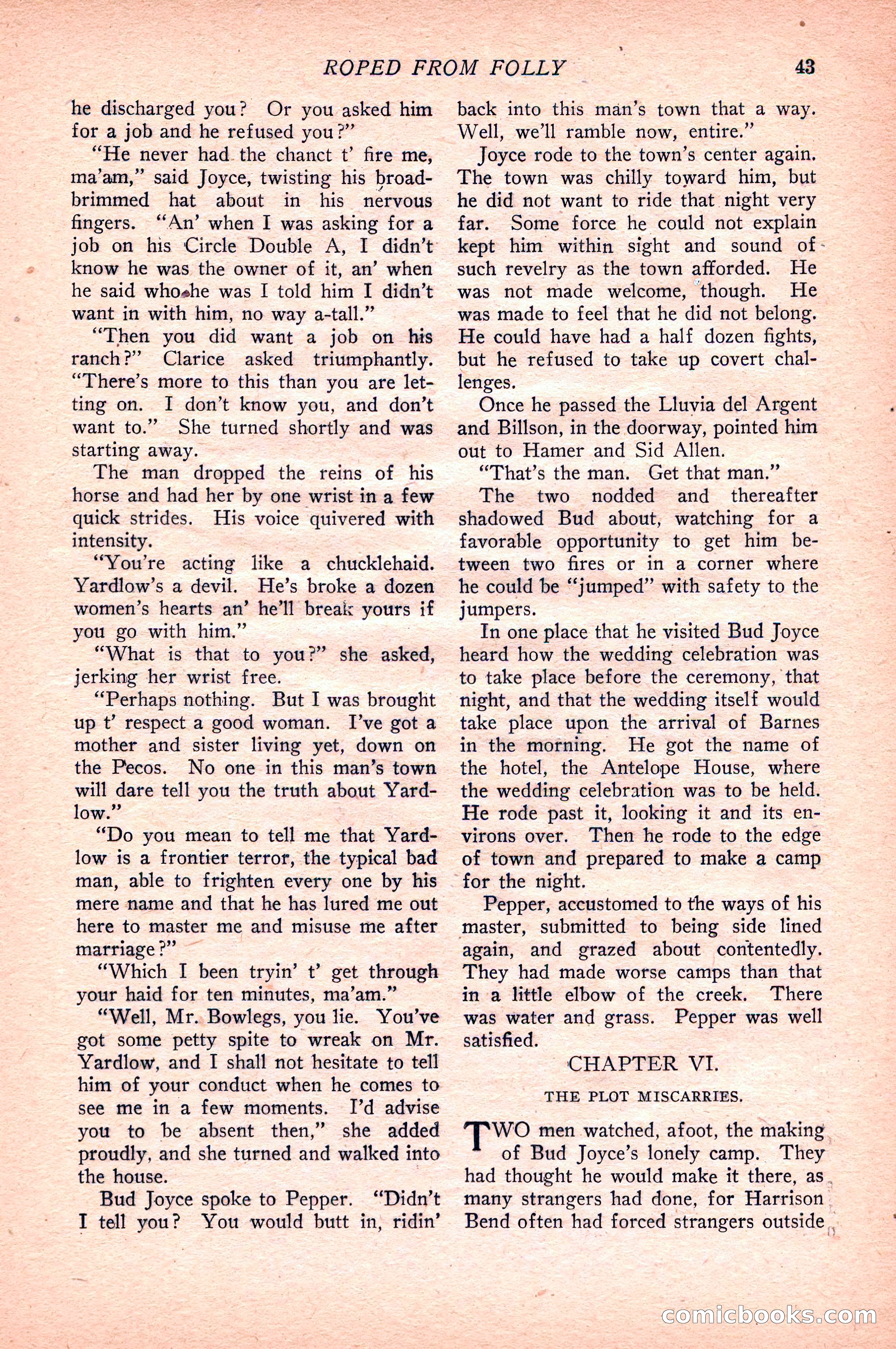 Western Story Magazine — page 45 of 148