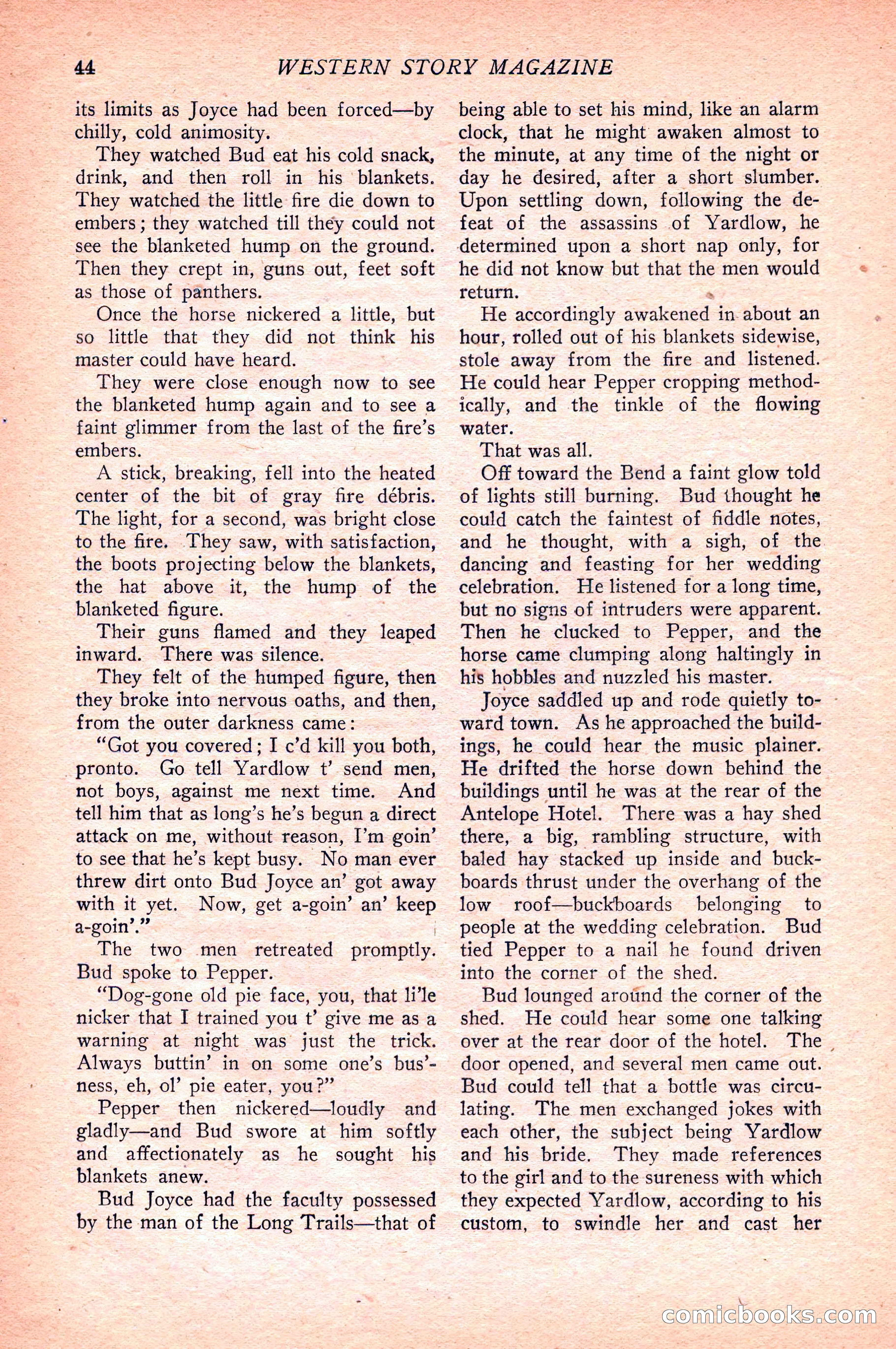 Western Story Magazine — page 46 of 148