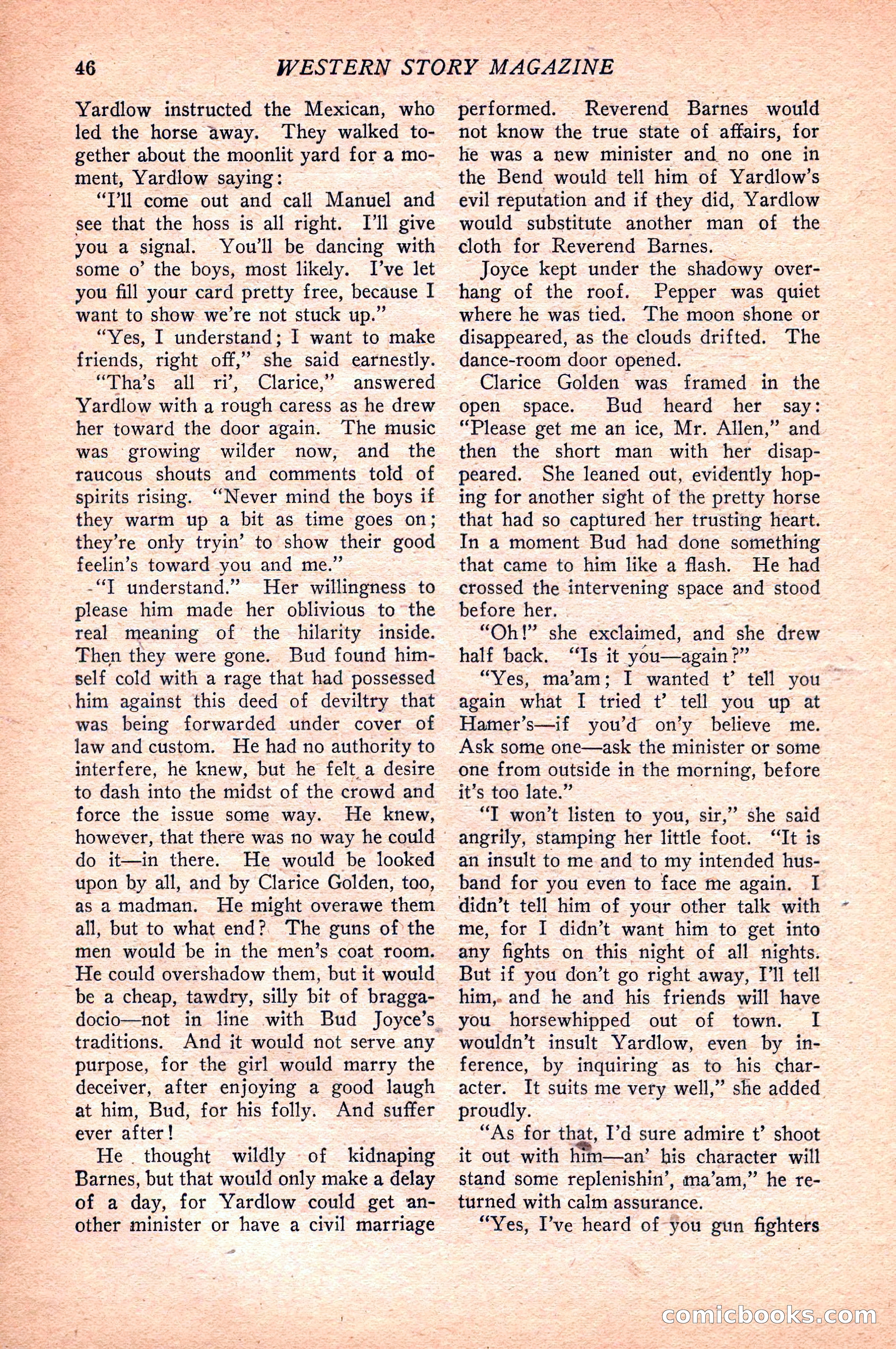 Western Story Magazine — page 48 of 148