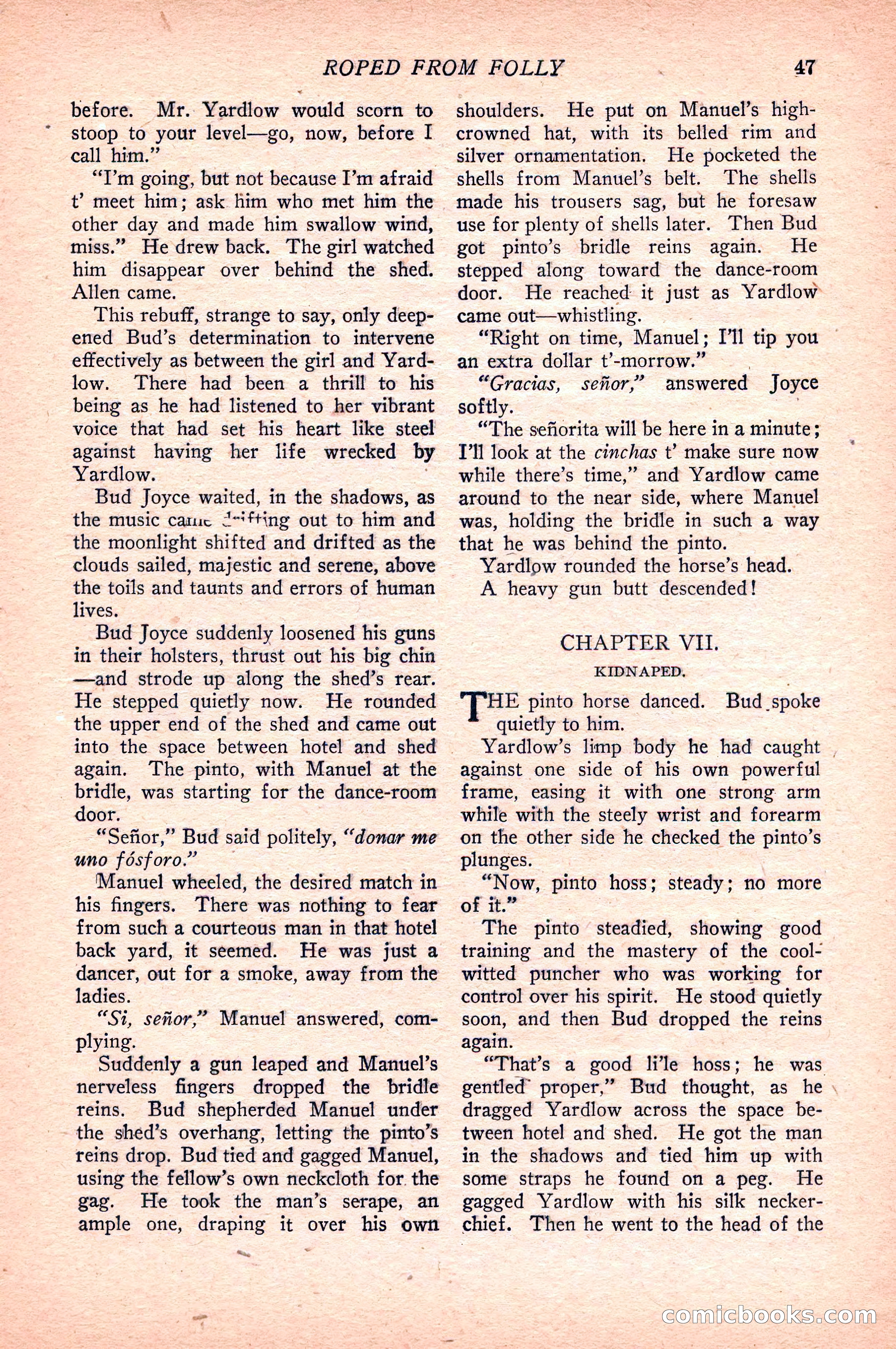 Western Story Magazine — page 49 of 148