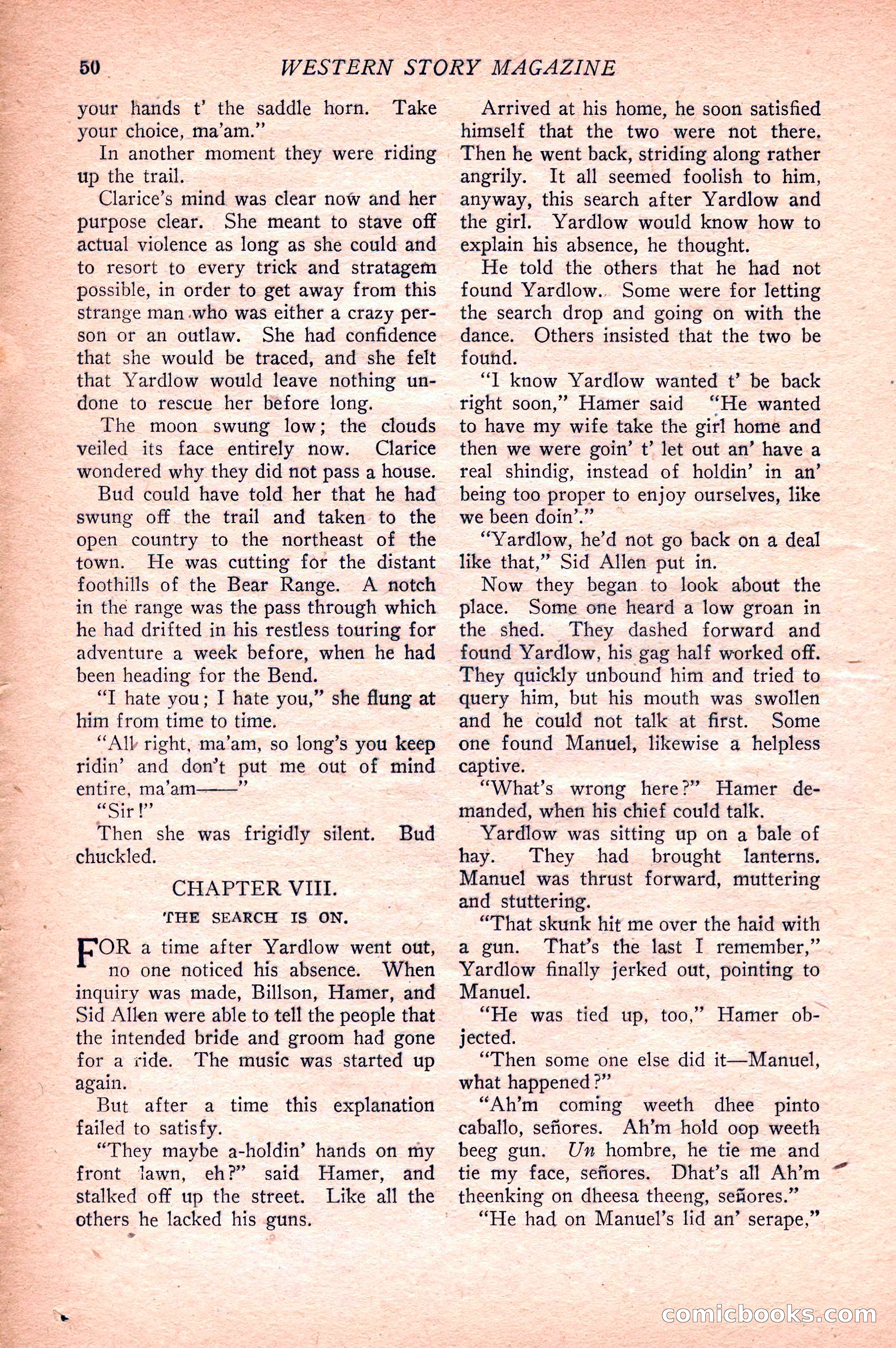 Western Story Magazine — page 52 of 148