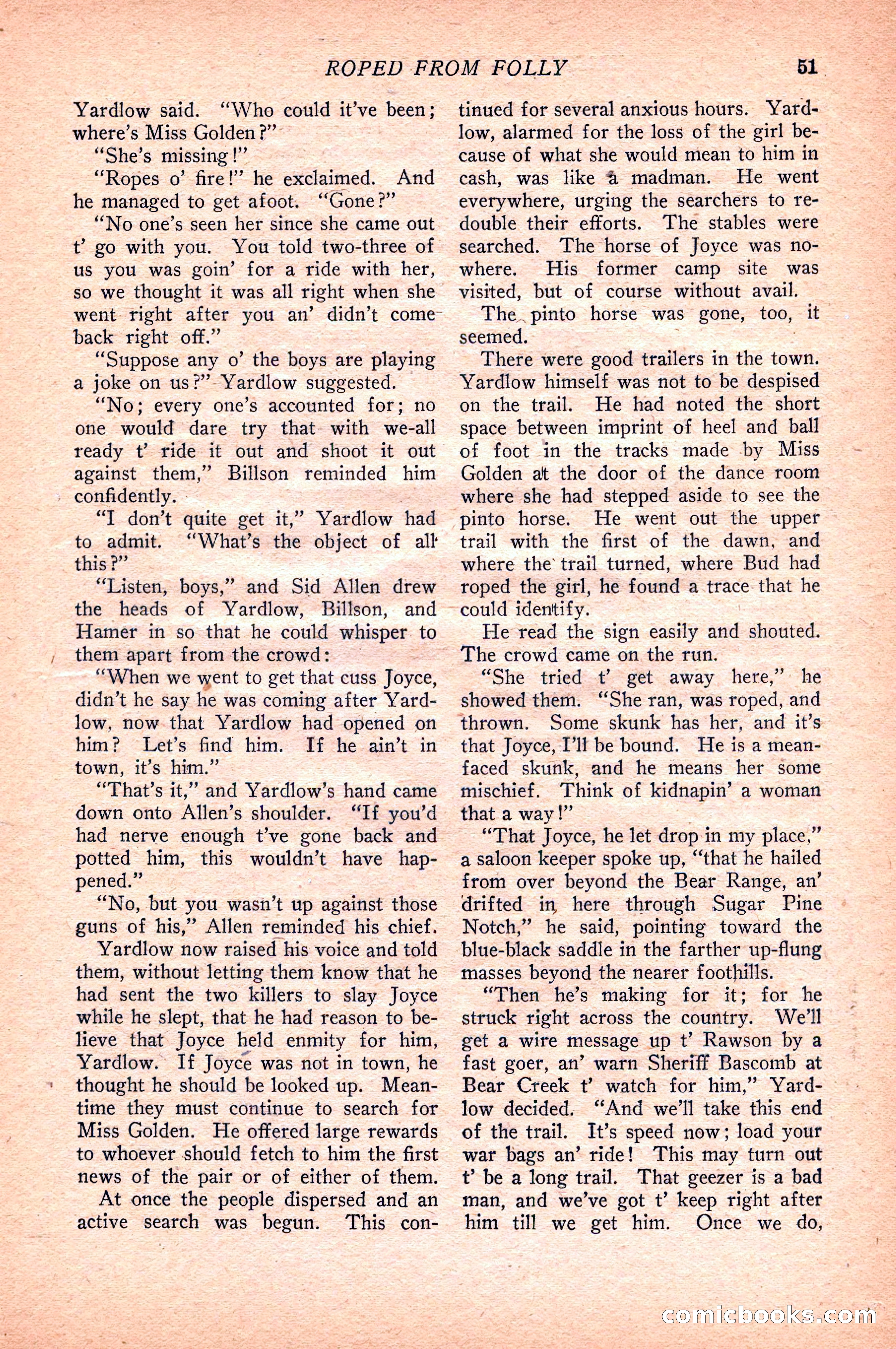 Western Story Magazine — page 53 of 148