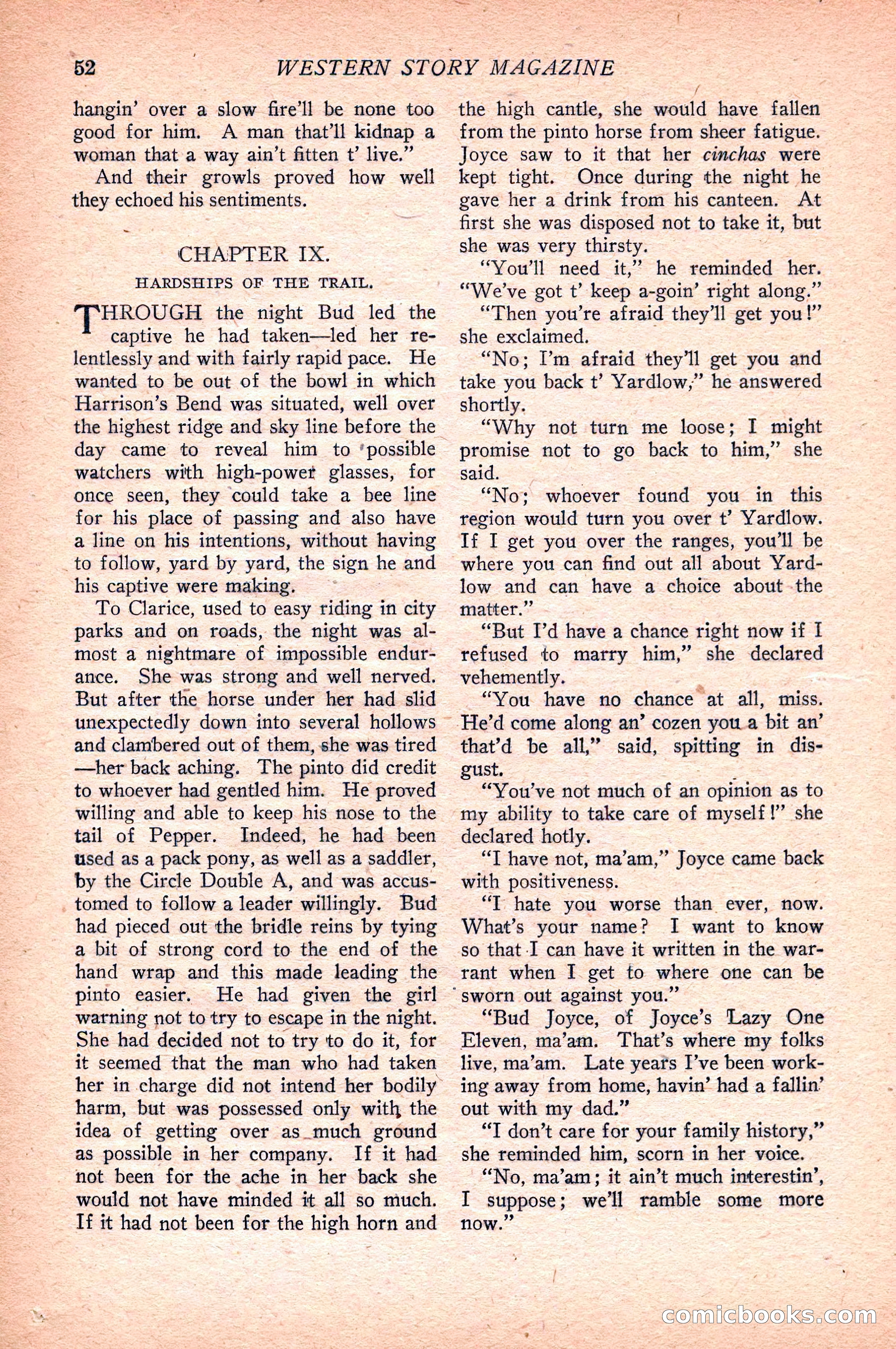 Western Story Magazine — page 54 of 148