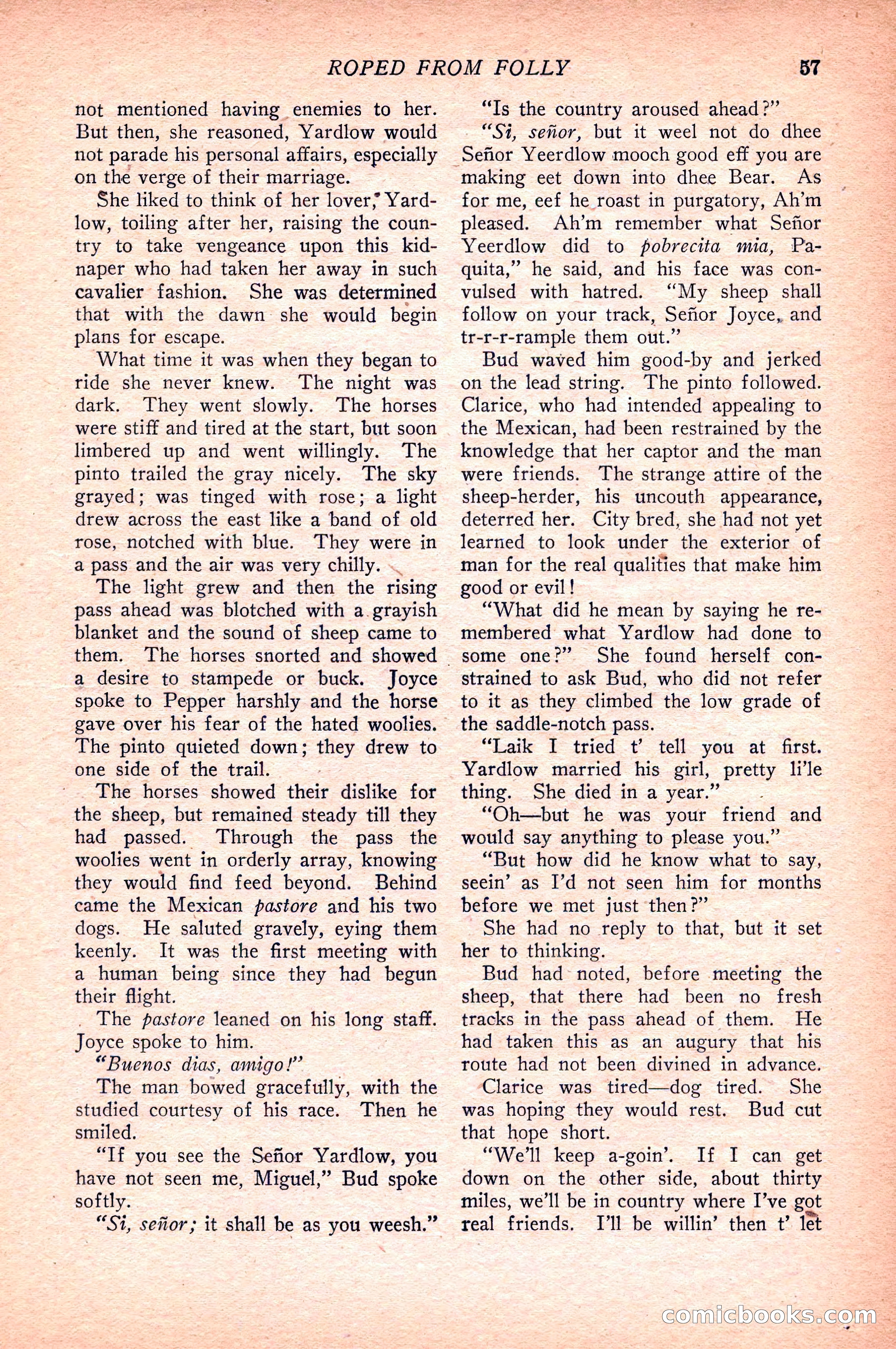 Western Story Magazine — page 59 of 148