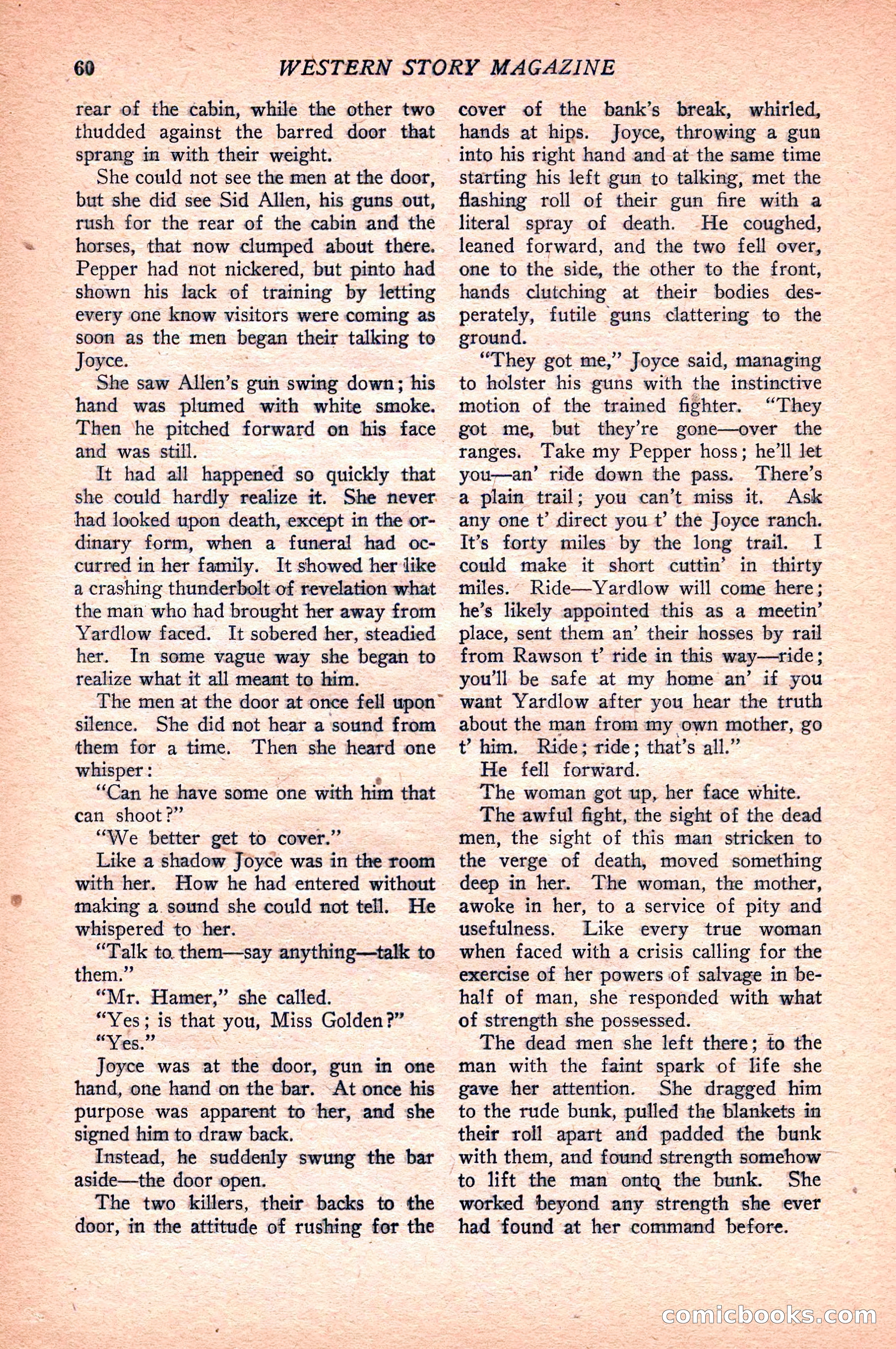 Western Story Magazine — page 62 of 148