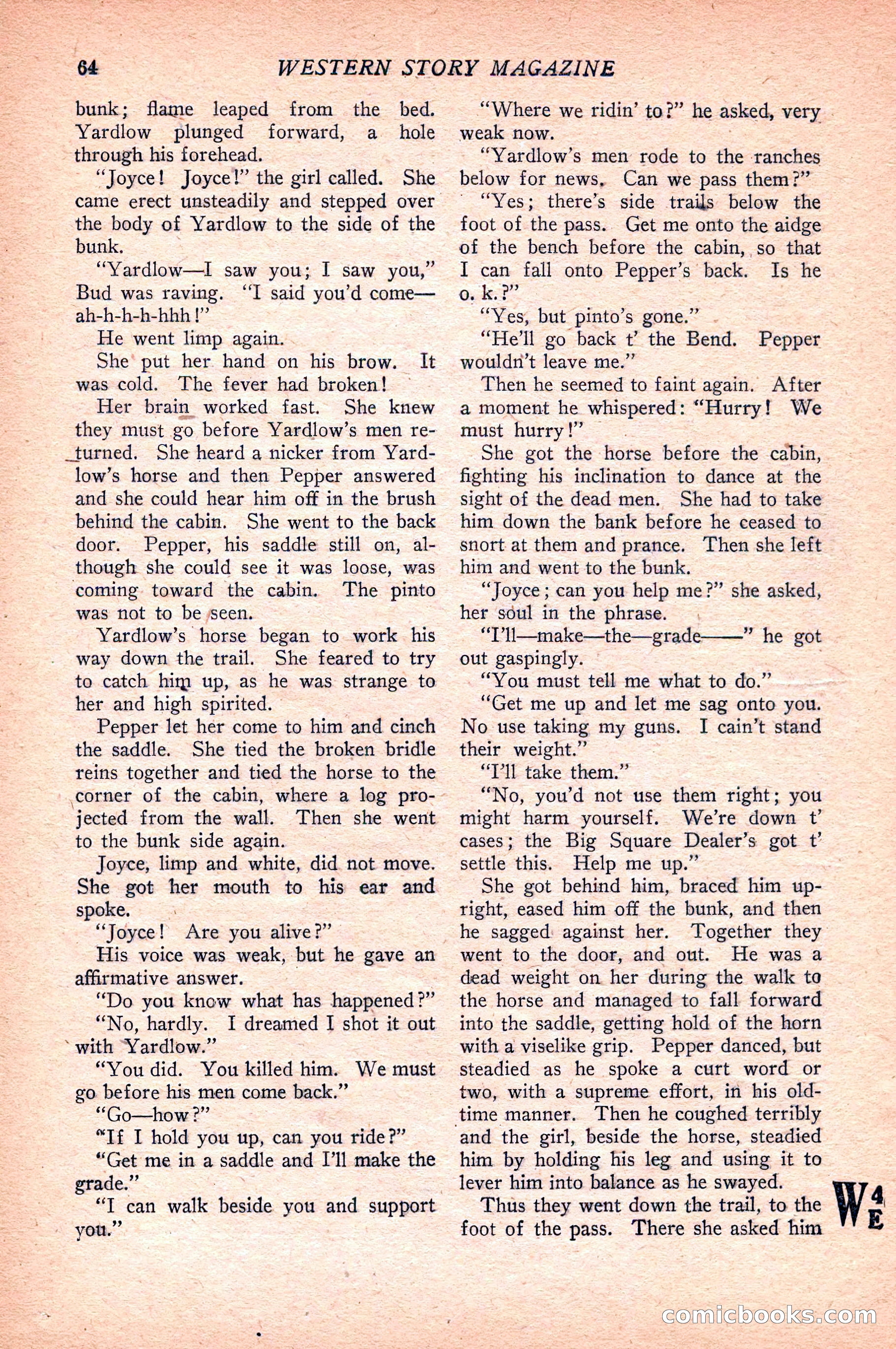 Western Story Magazine — page 66 of 148