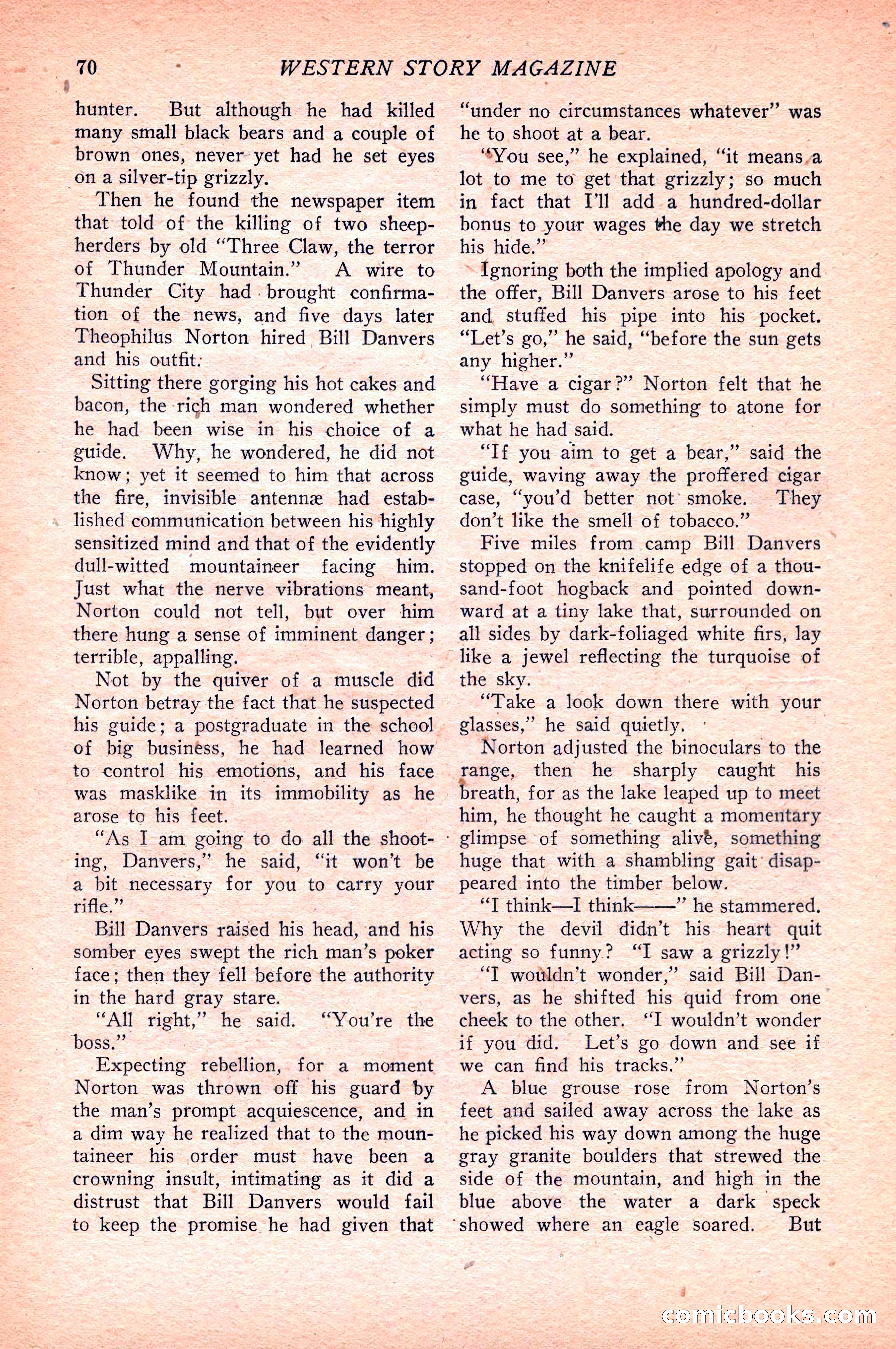 Western Story Magazine — page 72 of 148