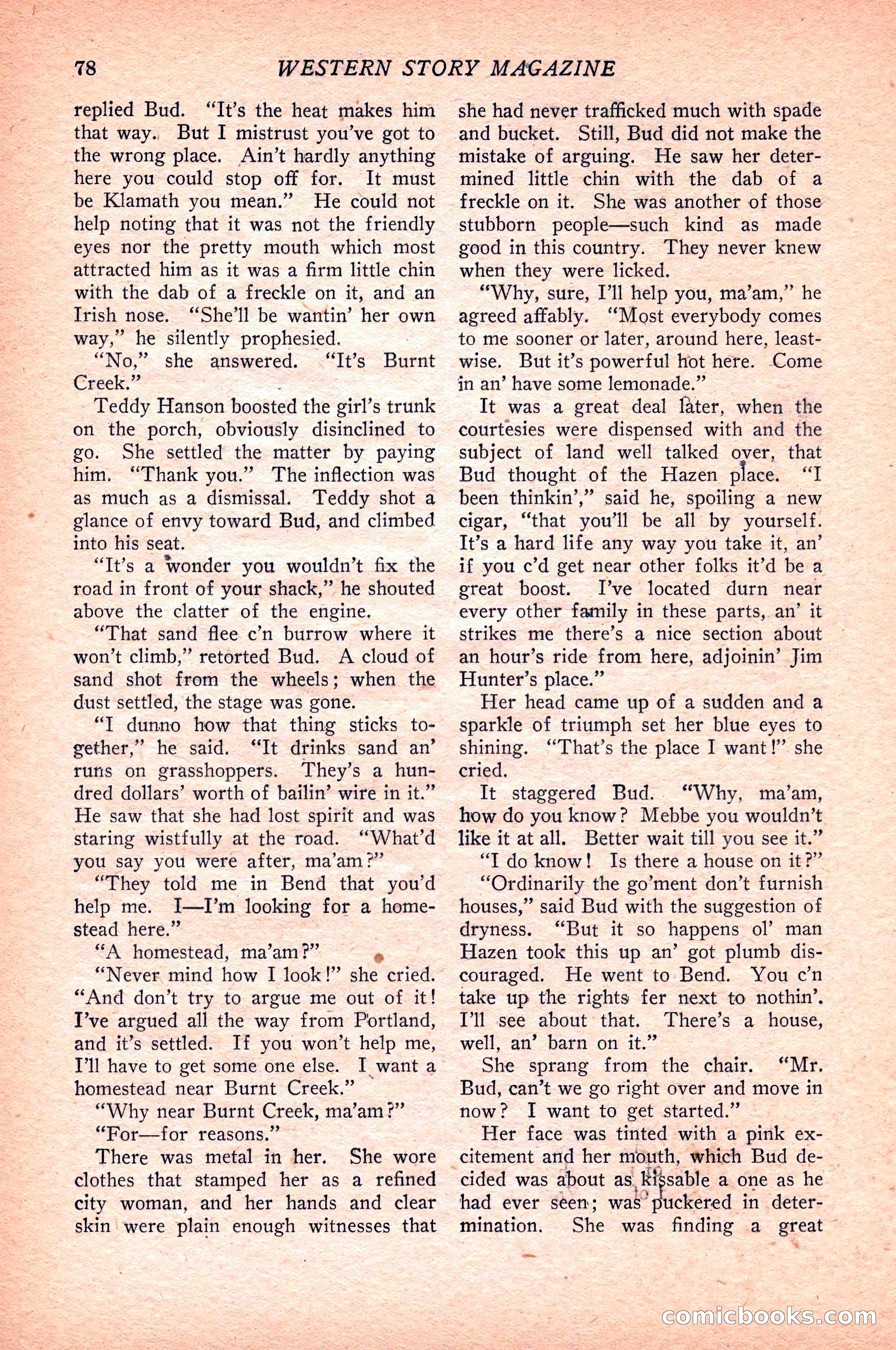 Western Story Magazine — page 80 of 148