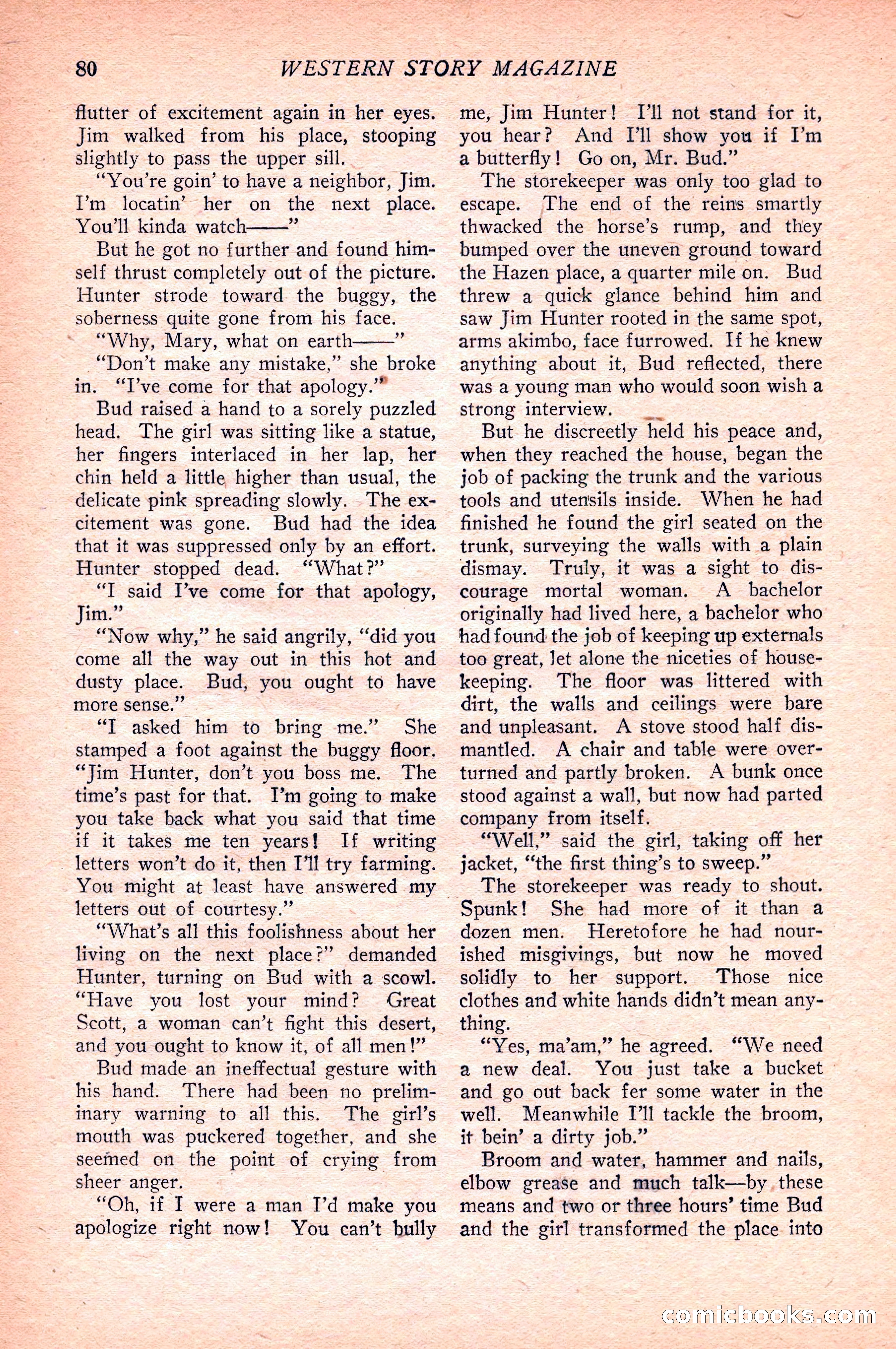 Western Story Magazine — page 82 of 148