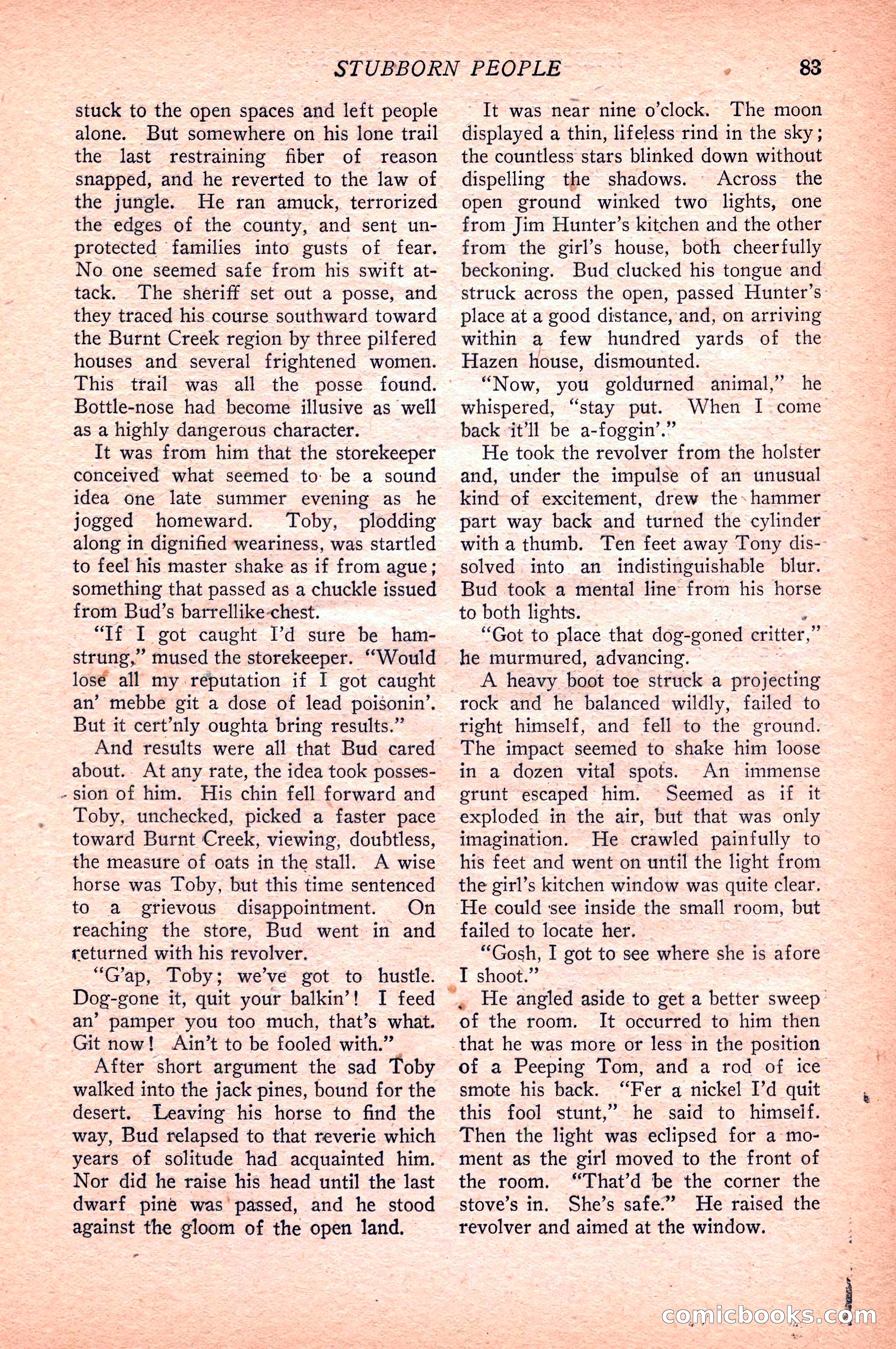 Western Story Magazine — page 85 of 148