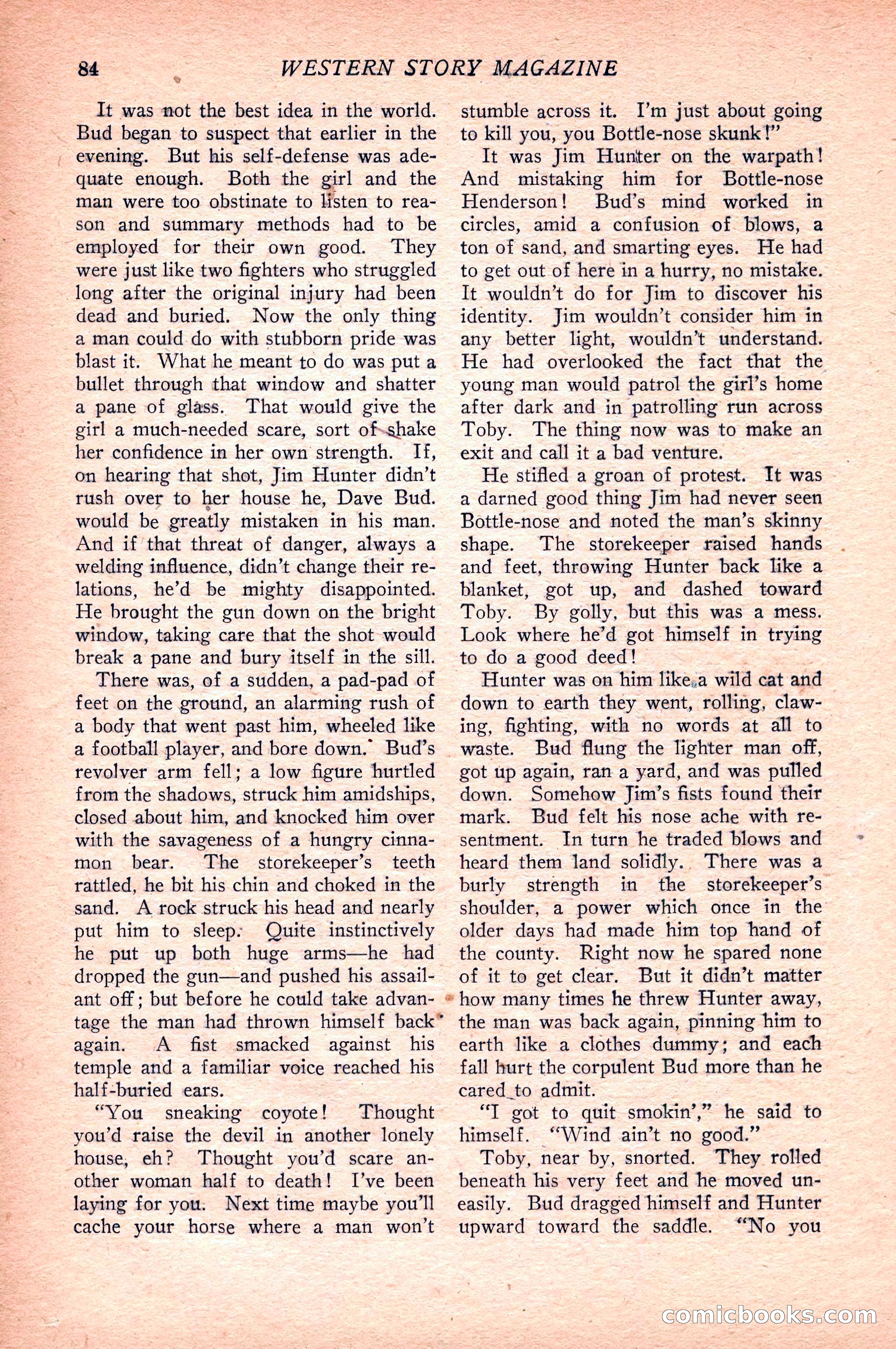 Western Story Magazine — page 86 of 148