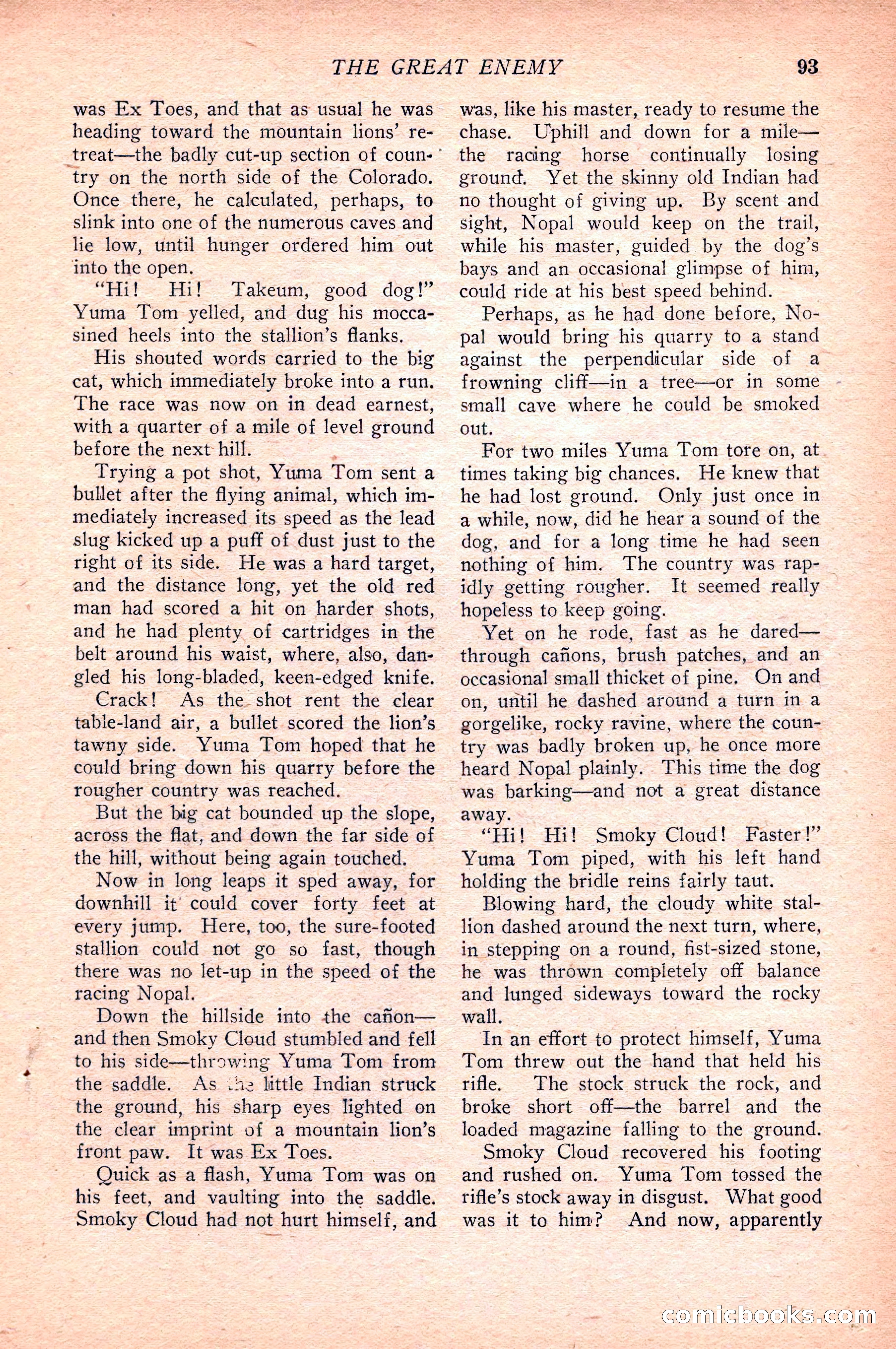 Western Story Magazine — page 95 of 148