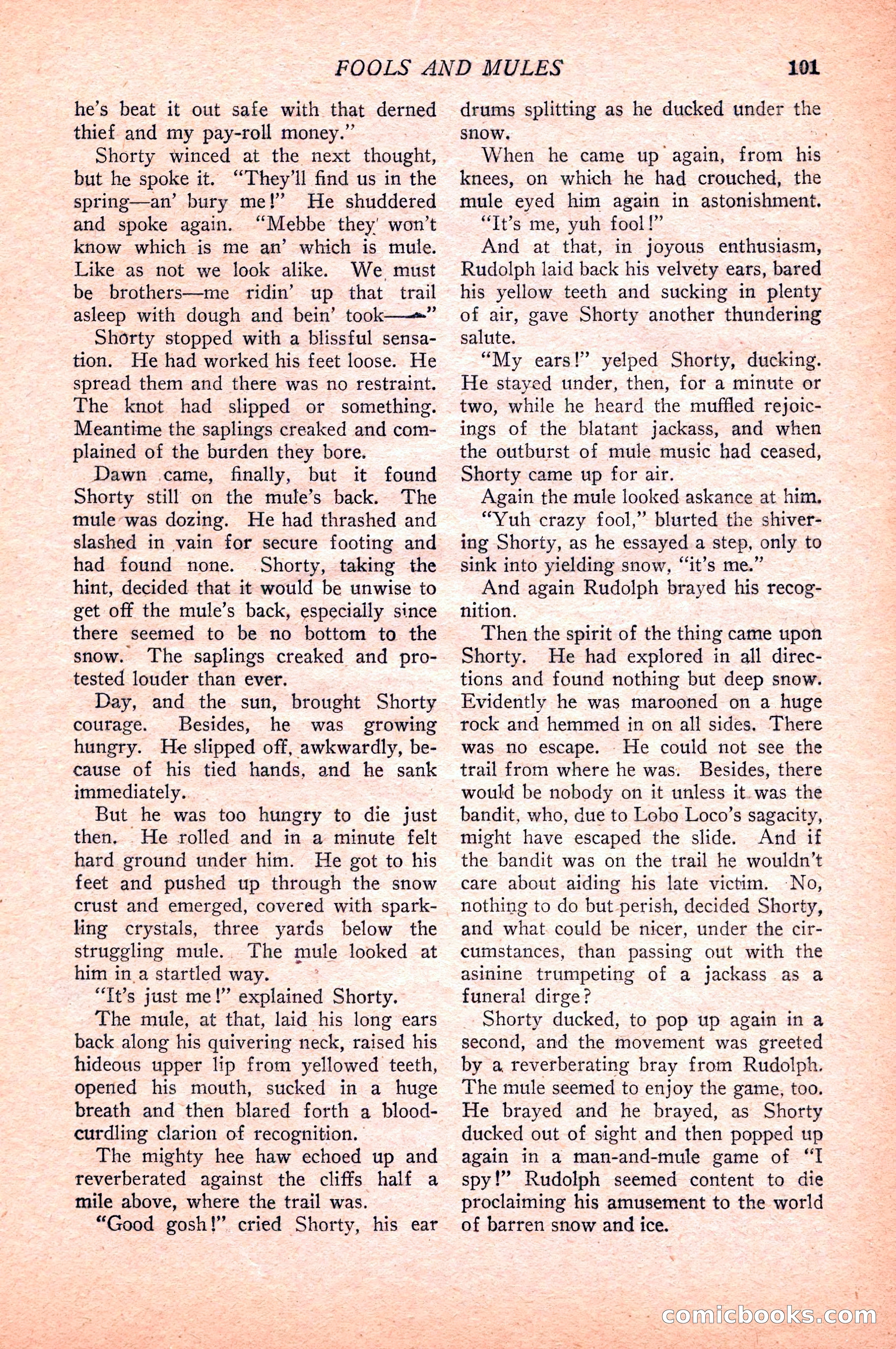 Western Story Magazine — page 103 of 148