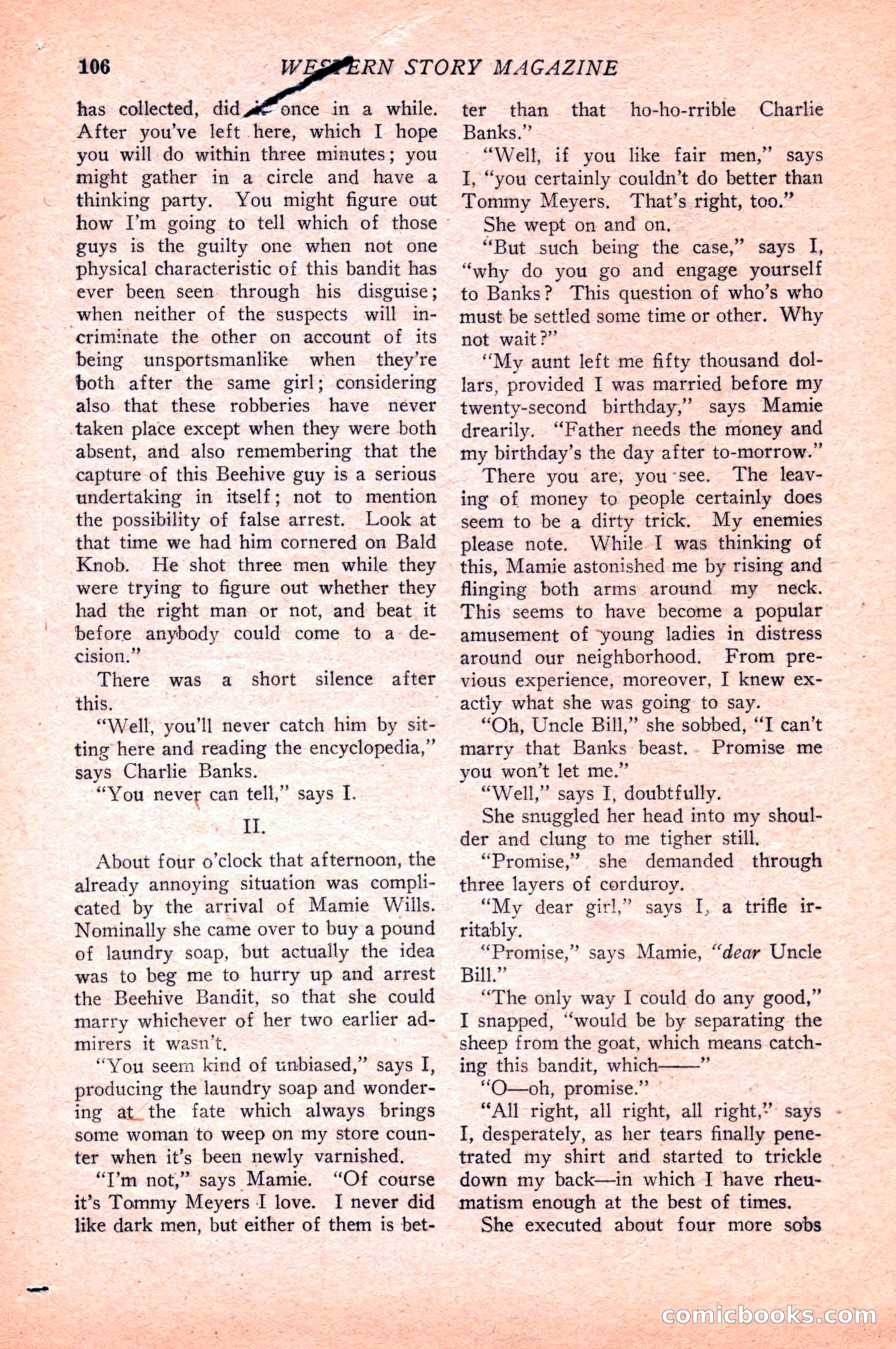 Western Story Magazine — page 108 of 148