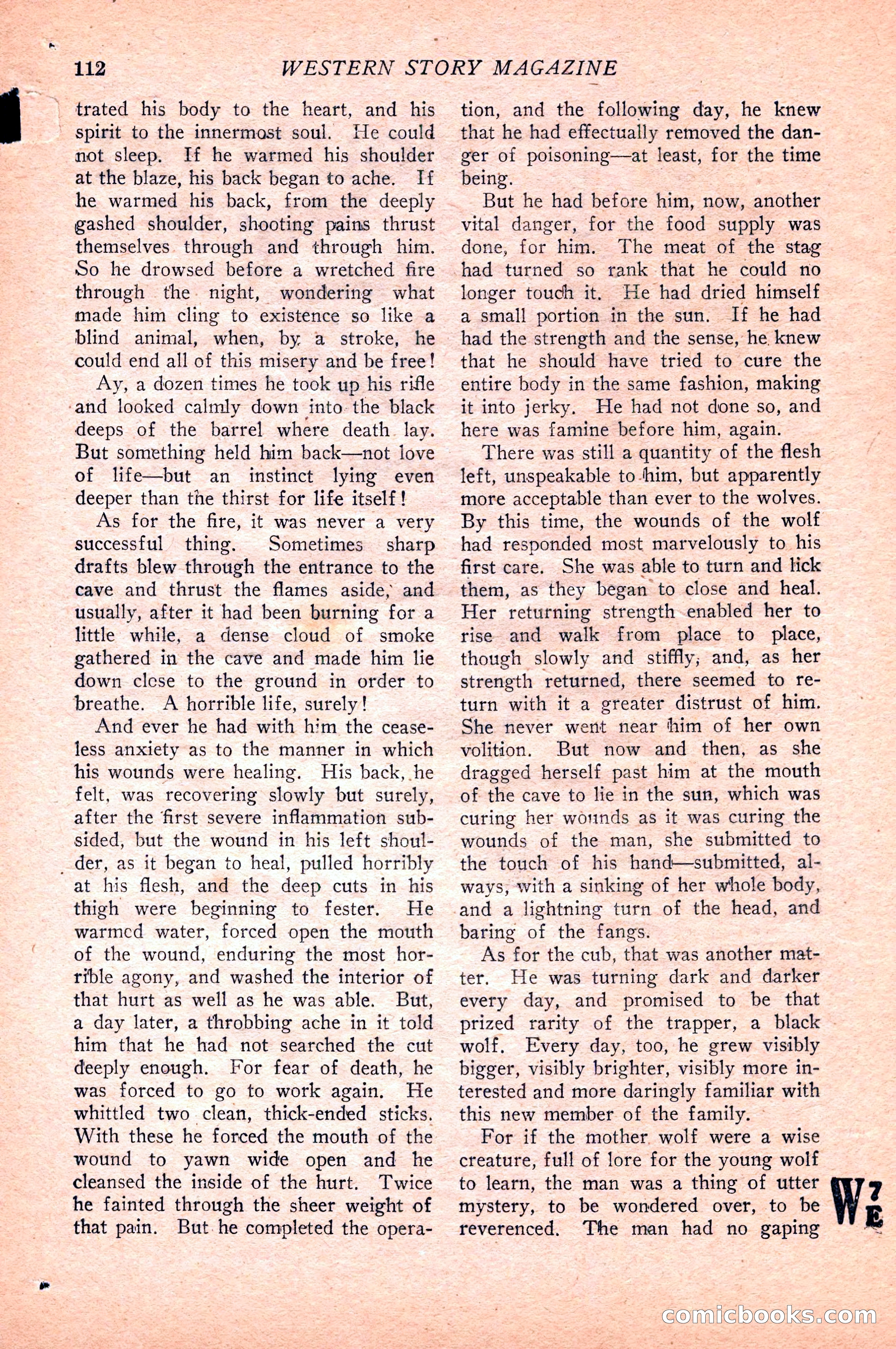 Western Story Magazine — page 114 of 148