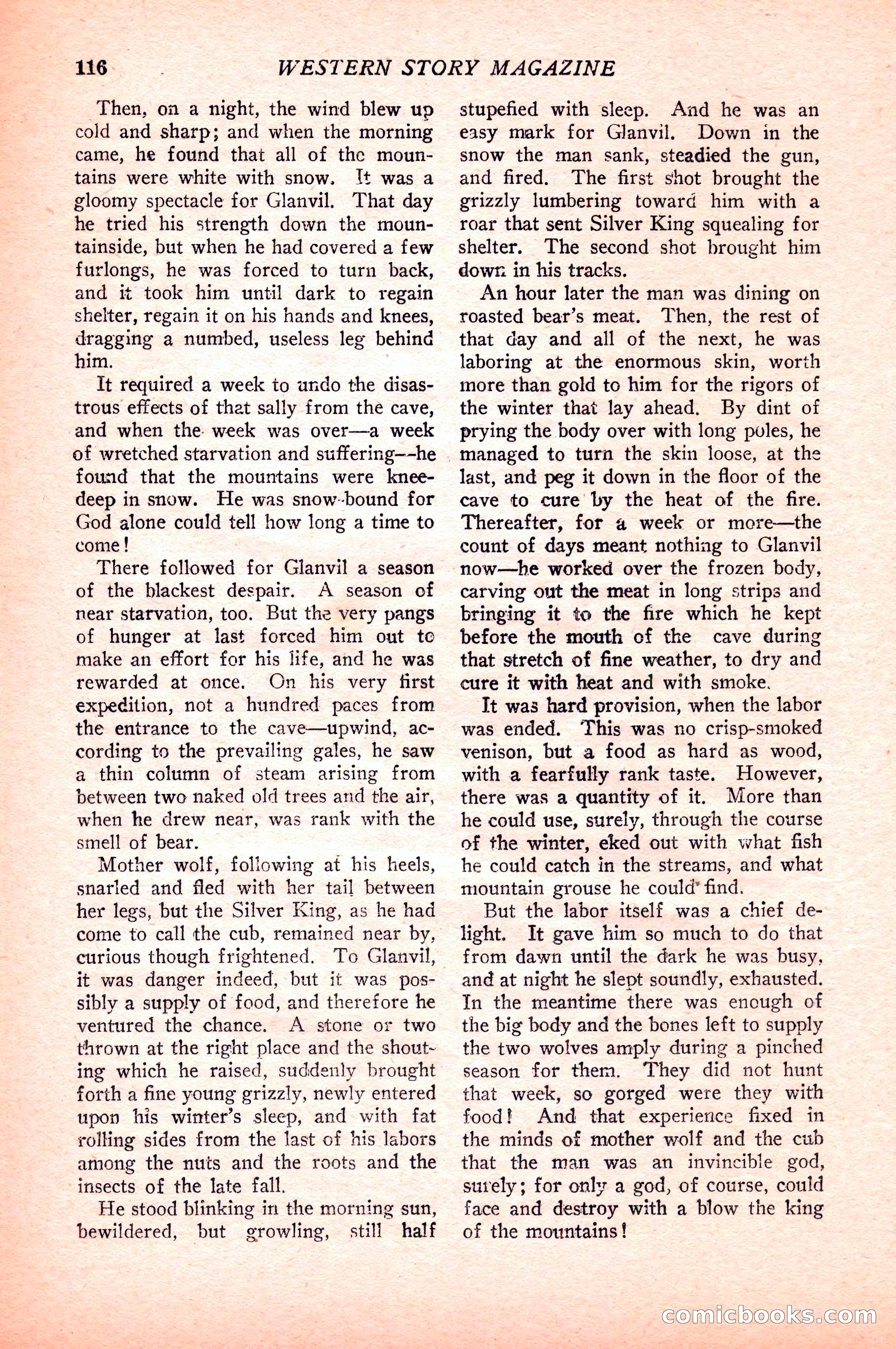Western Story Magazine — page 118 of 148